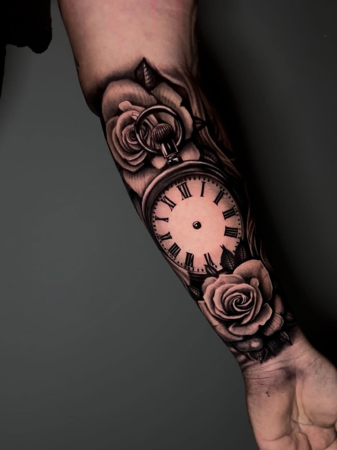 Tattoo by @burkes.body.graphic — realism, black_and_grey
