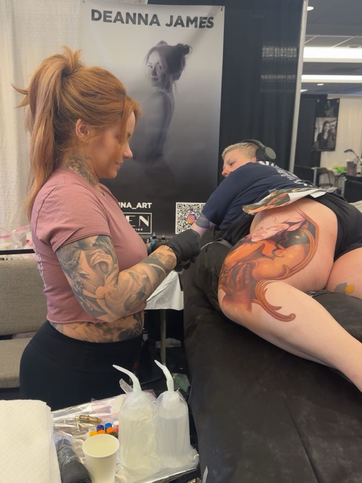 Tattoo by @fink_ink555 — dotwork