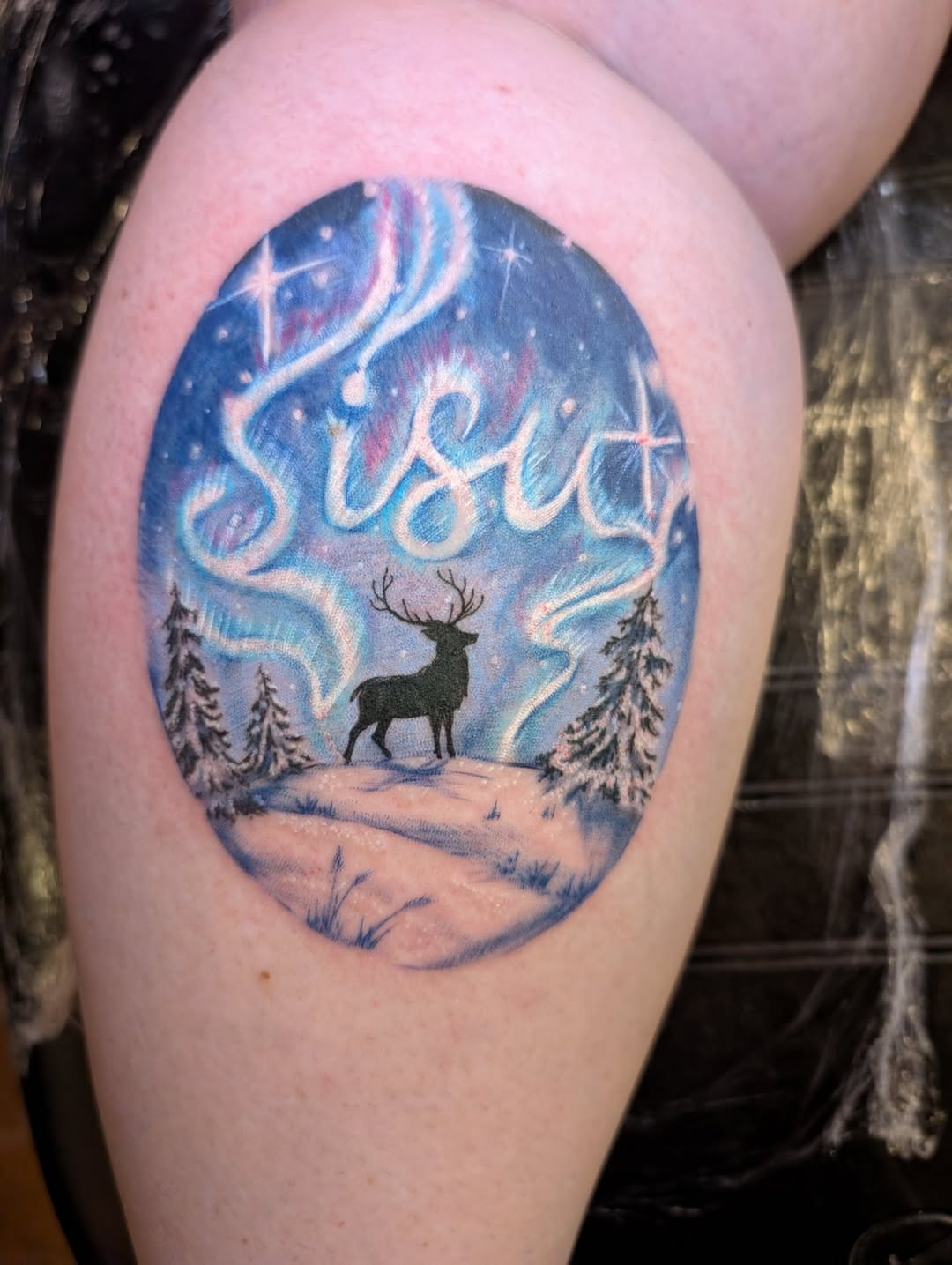 Tattoo by @cattatalso โ realism, lettering_script