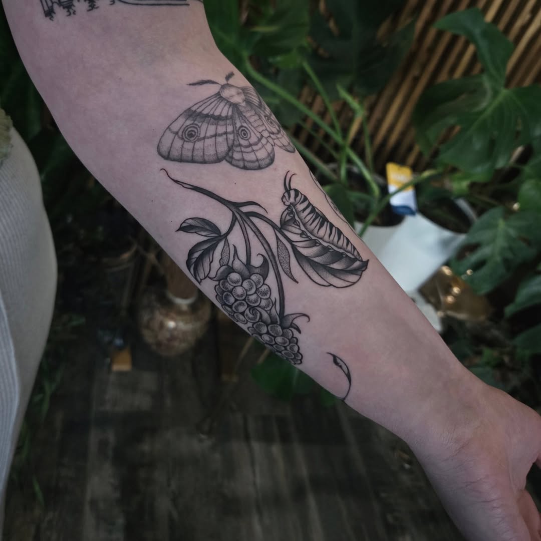 Tattoo by @alexandraathenstattoo — black_and_grey, realism