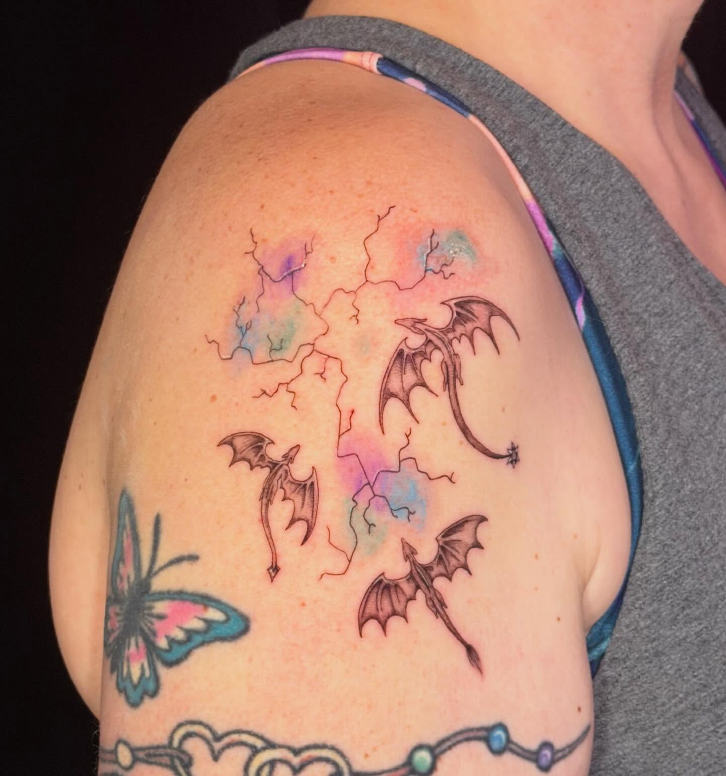Tattoo by @roses.in.gloom — watercolor, new_school