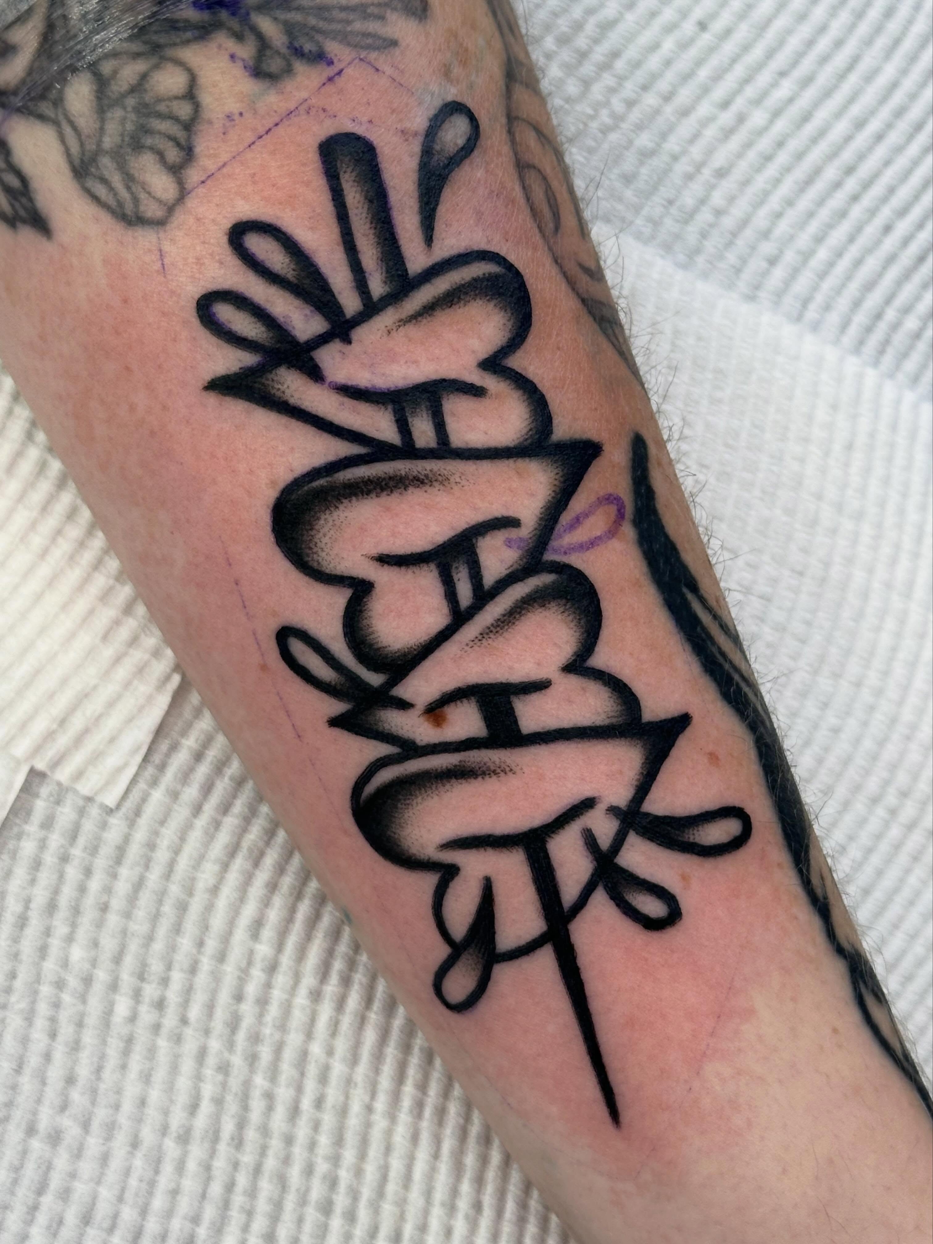 Tattoo by @koonta_tattoo — black_and_grey