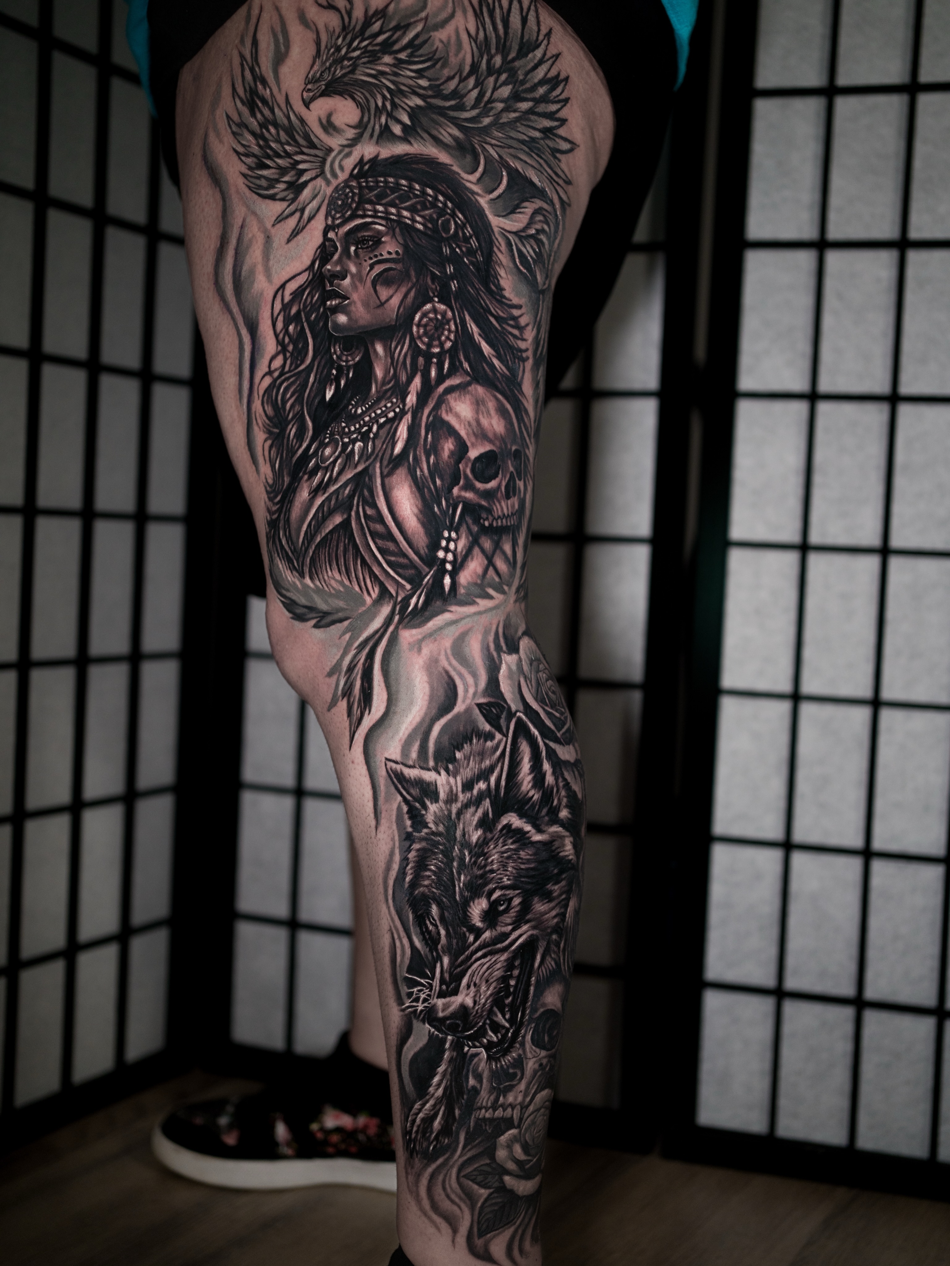 Tattoo by @juan_arias_art — black_and_grey, realism
