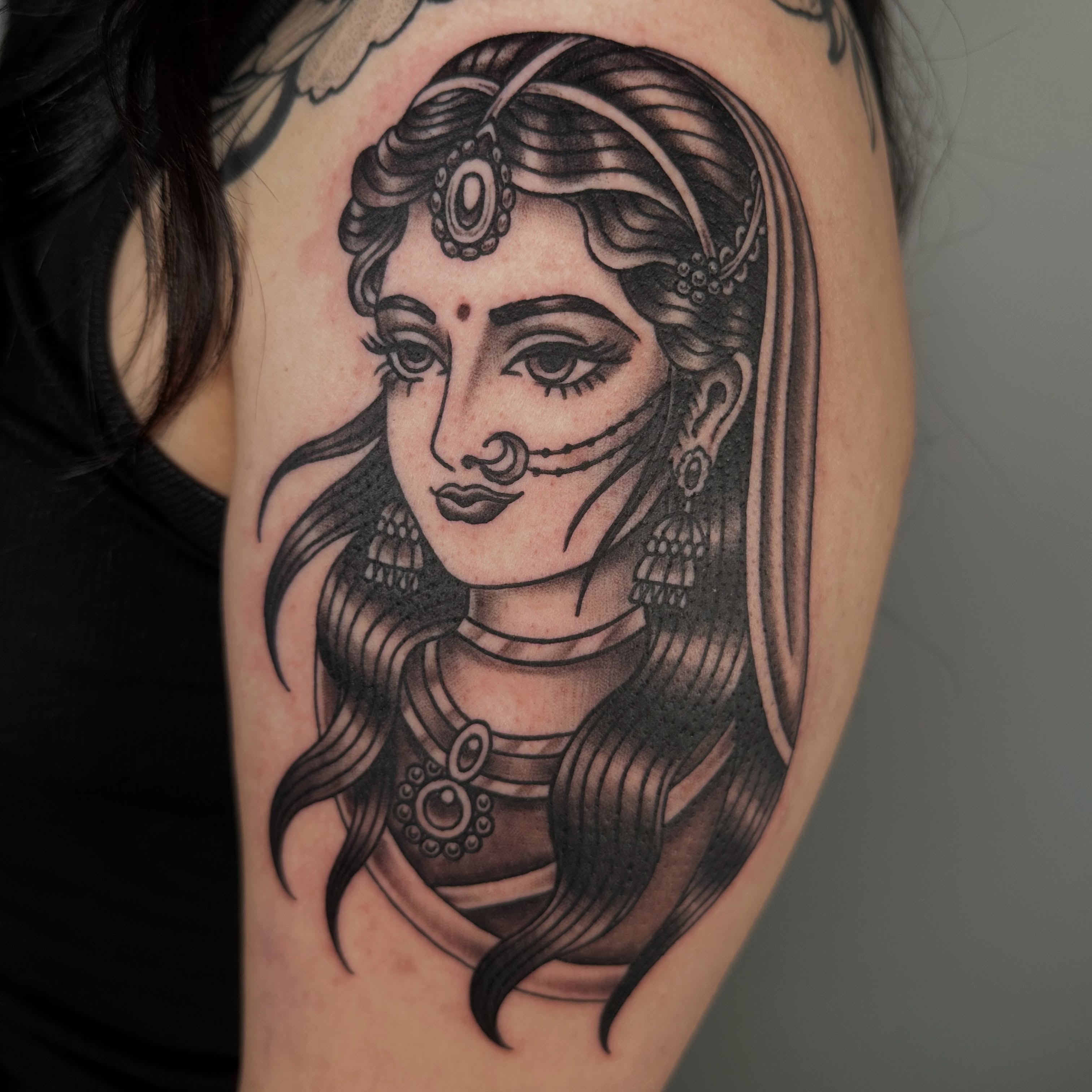 Tattoo by @cheeto_g_art_ — black_and_grey, realism