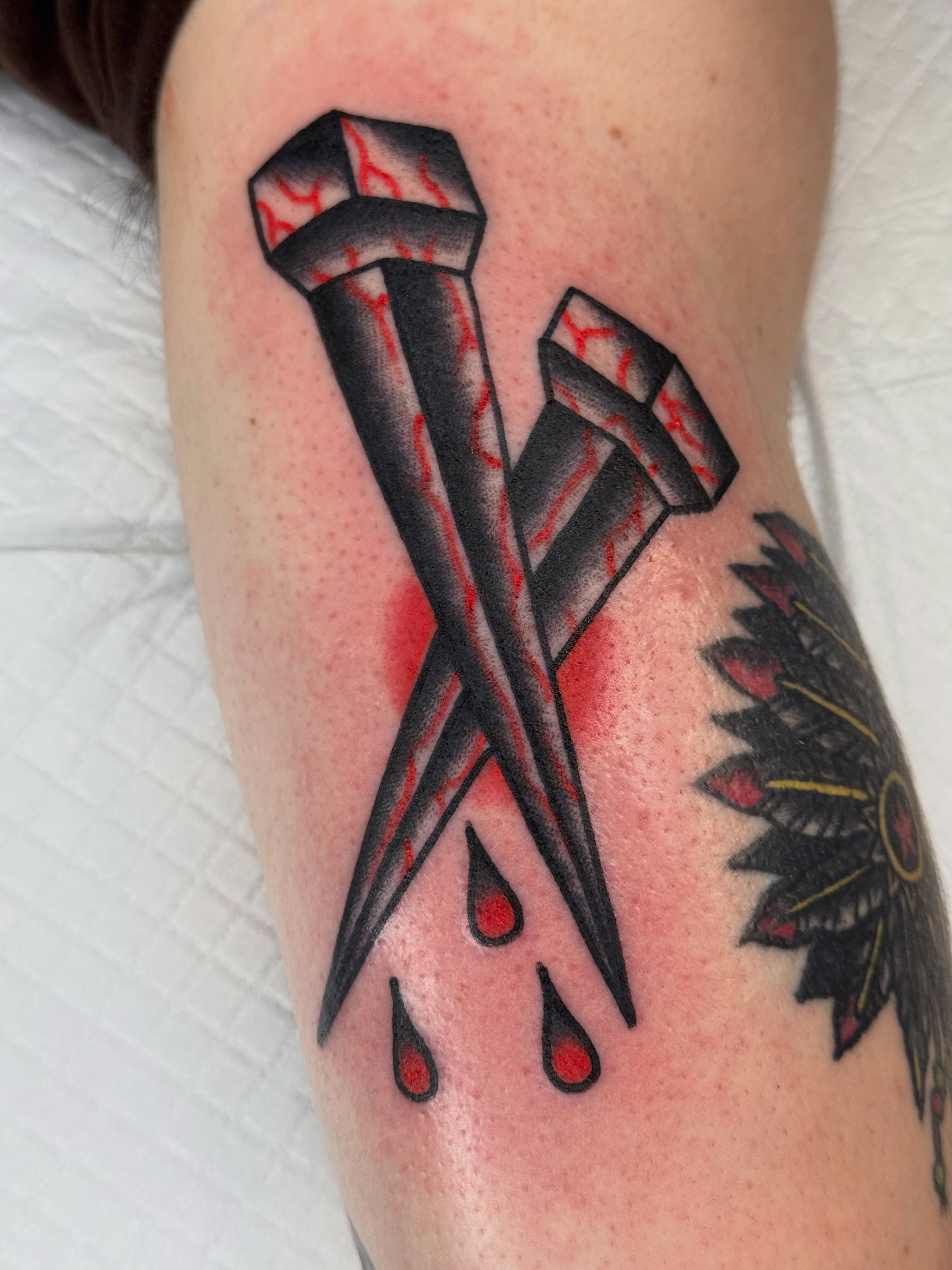 Tattoo by @butchmickle — american_traditional, dark_realism