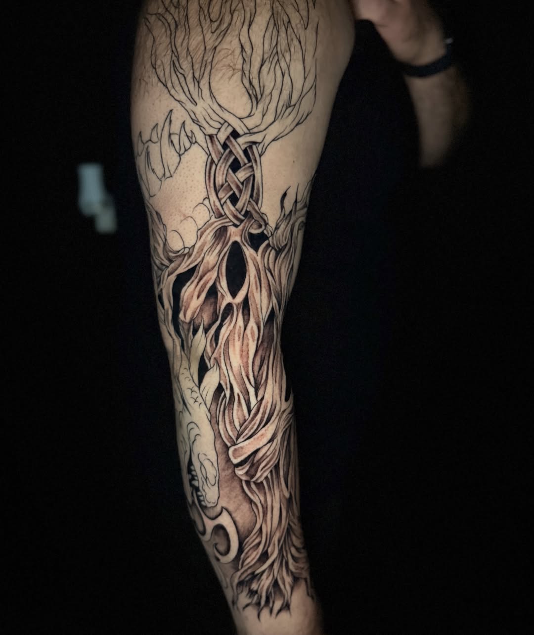 Tree of life geometric tattoo on the forearm by Exploitedtattoos