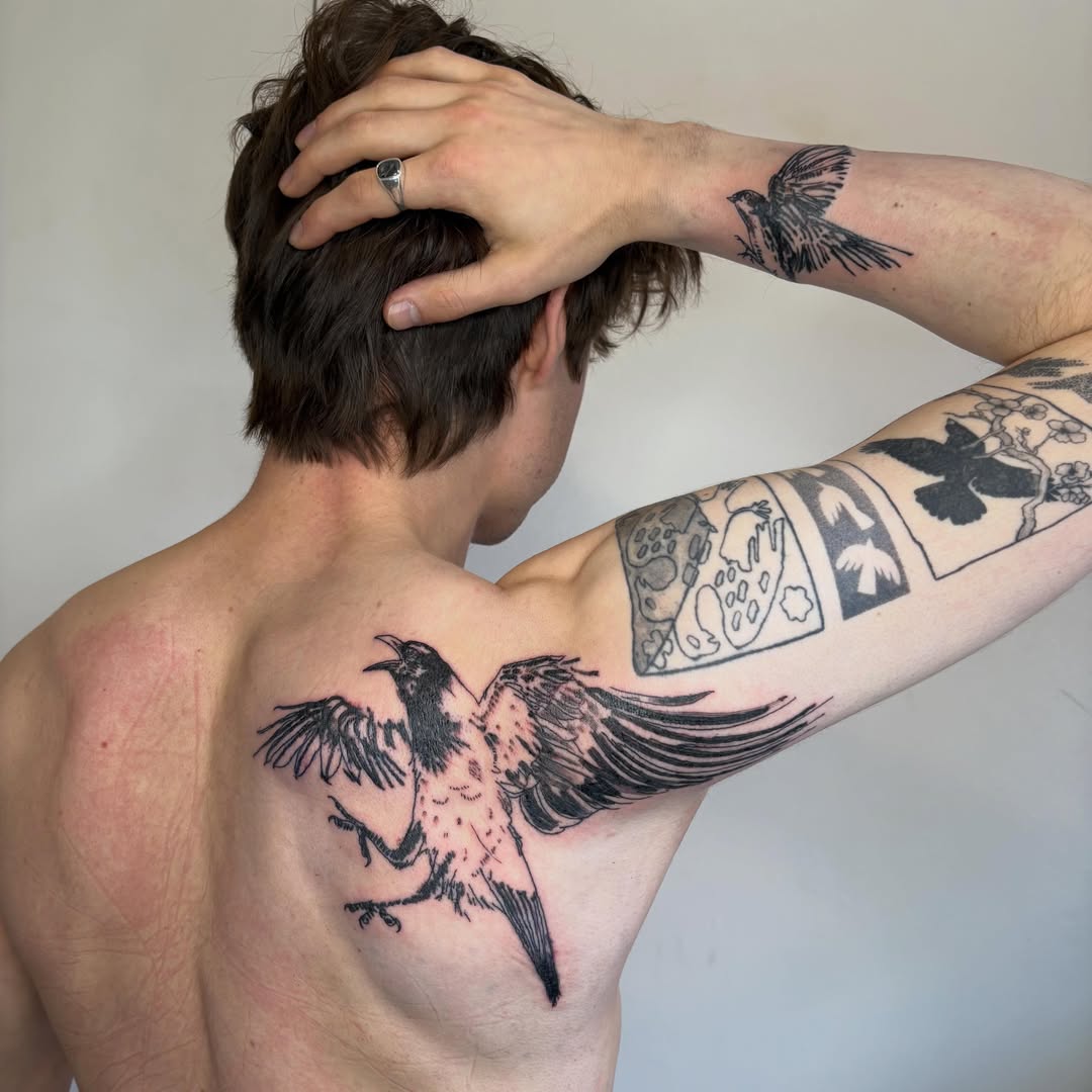 Tattoo by @lamhamilton β black_and_grey