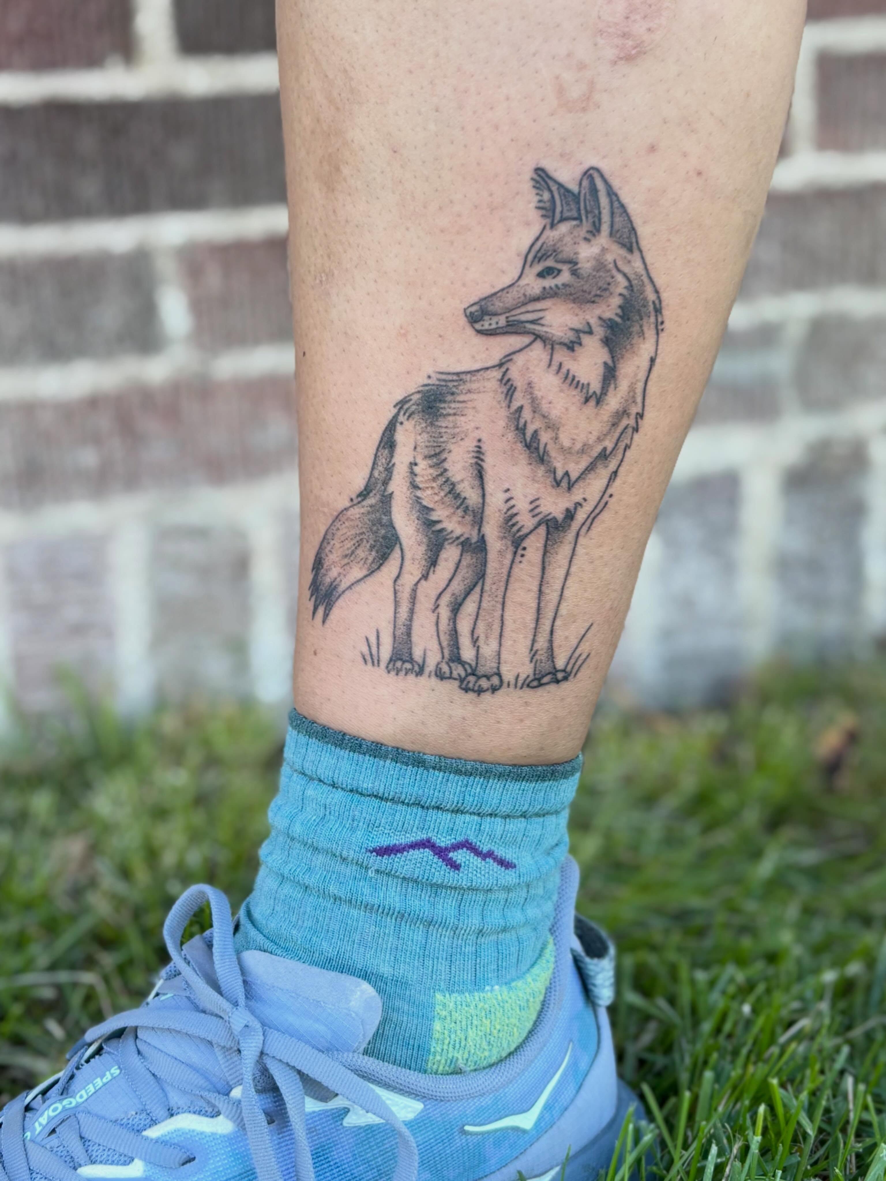 Tattoo by @kelseydzintars — black_and_grey