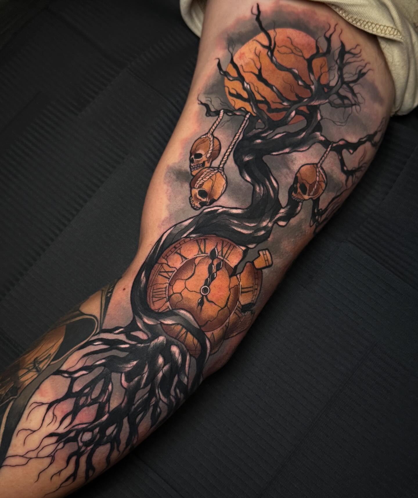 Tattoo by @aislynleigh — dark_realism, realism