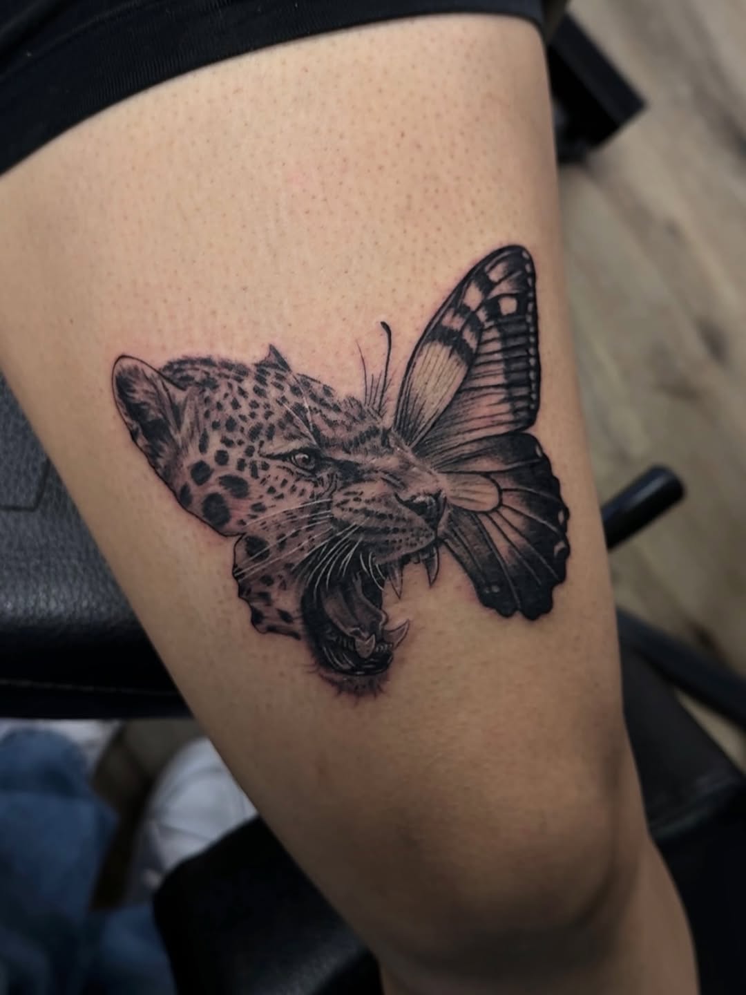 Tattoo by @mo_tats11 — realism, black_and_grey