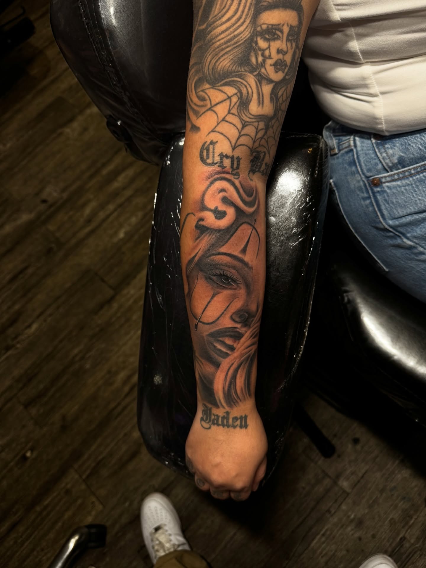 Tattoo by @serios_tat2s — realism, dark_realism