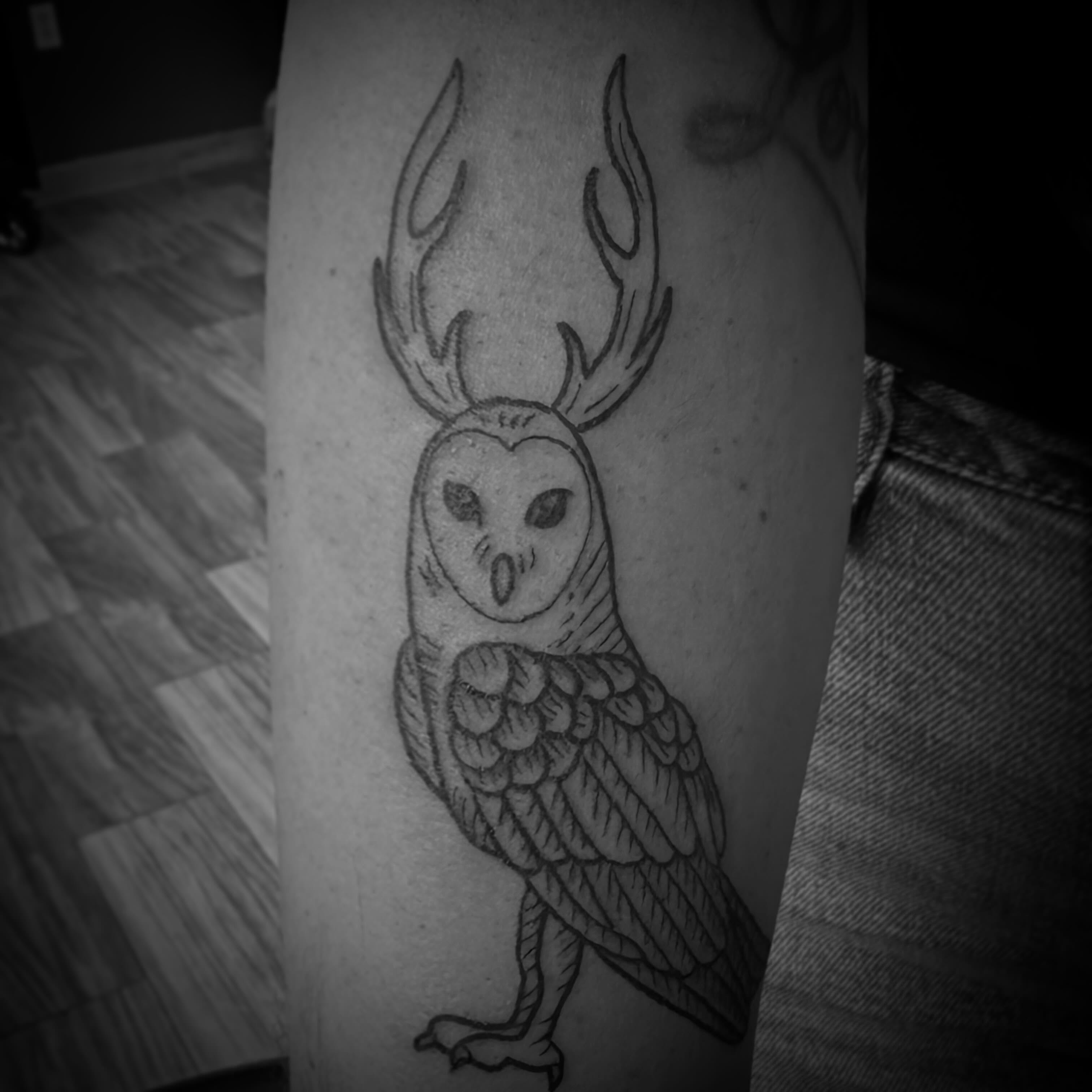 Tattoo by @katarcana β black_and_grey