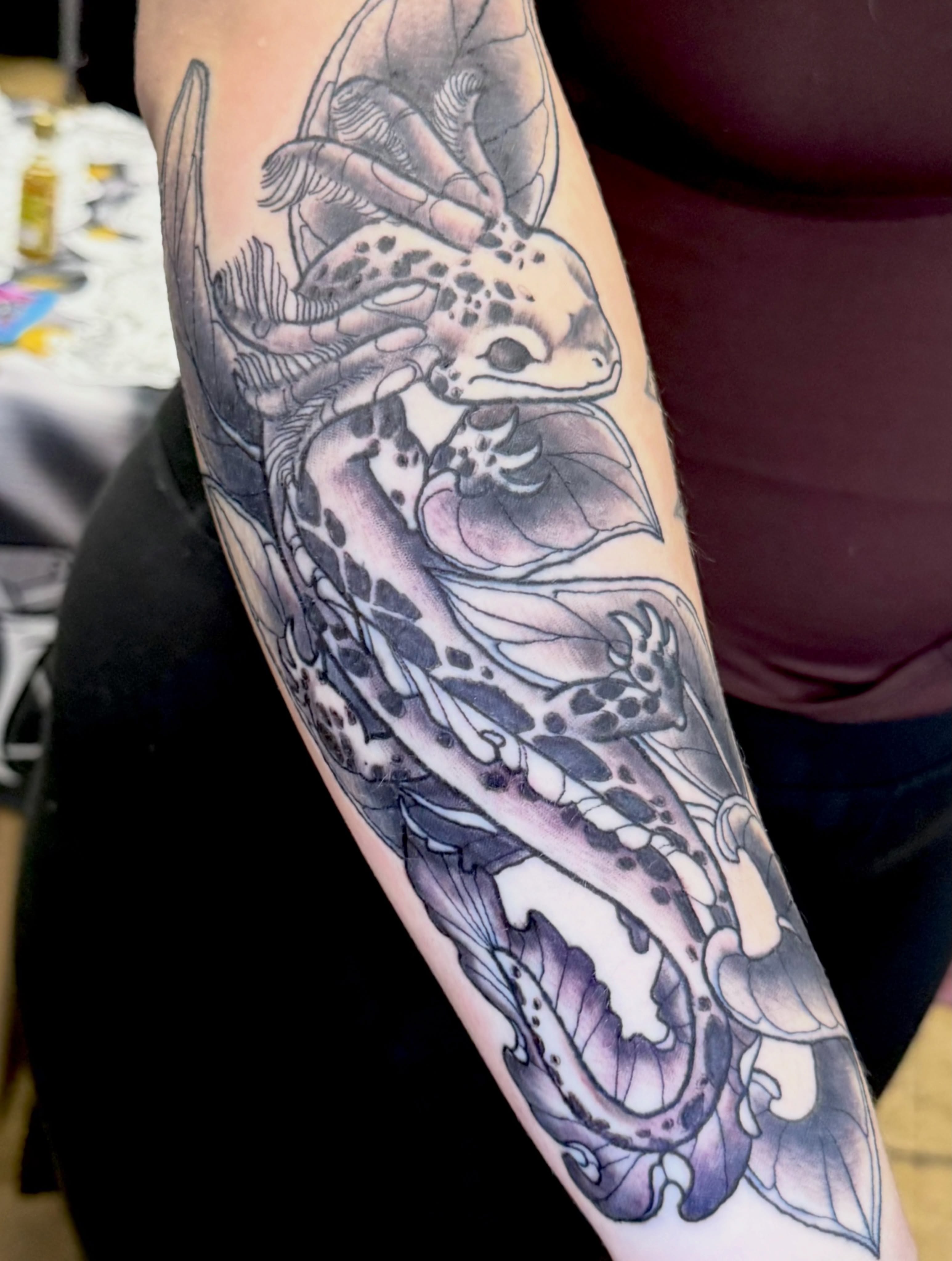 Tattoo by @drmcfrankenstein β black_and_grey