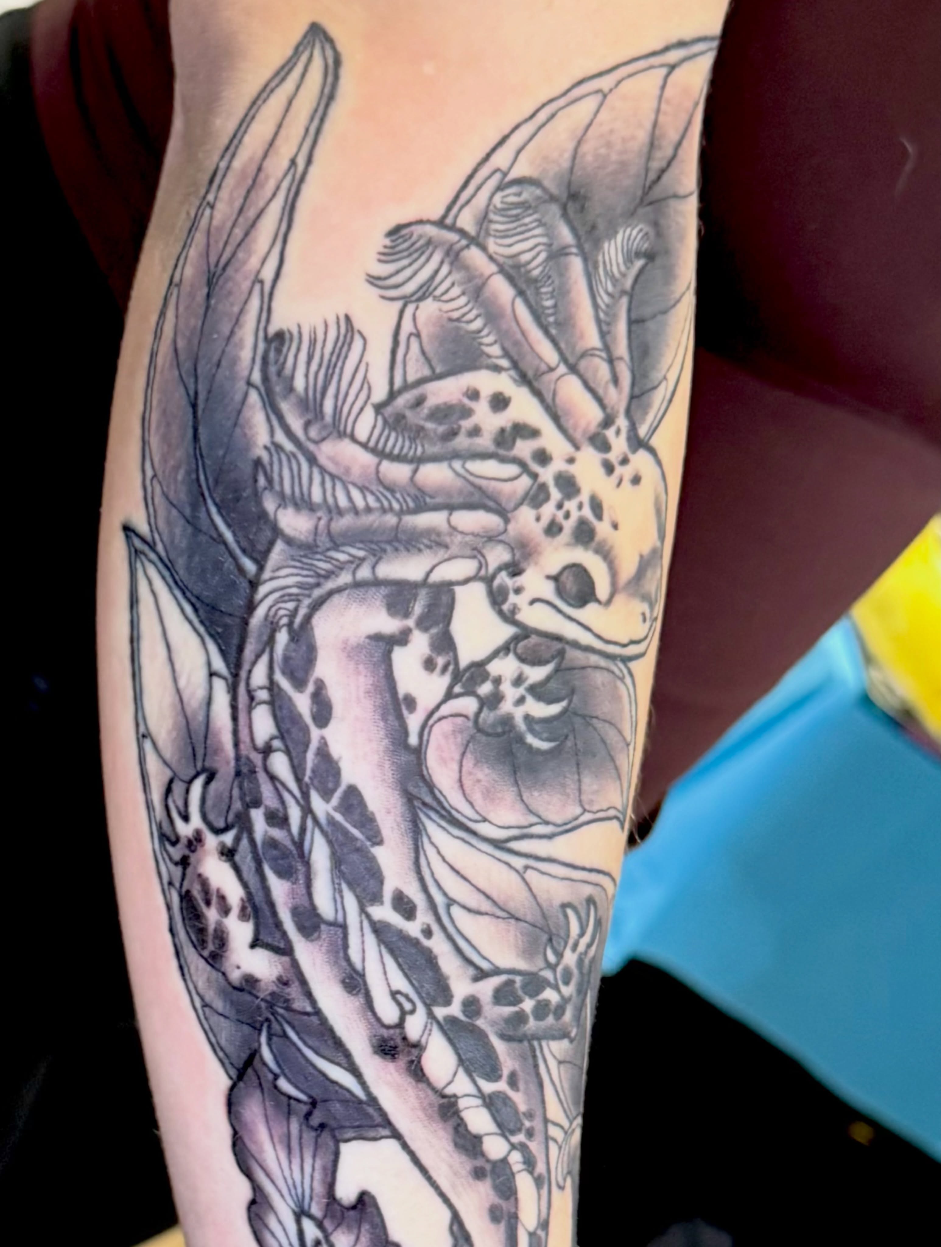 Tattoo by @drmcfrankenstein β black_and_grey
