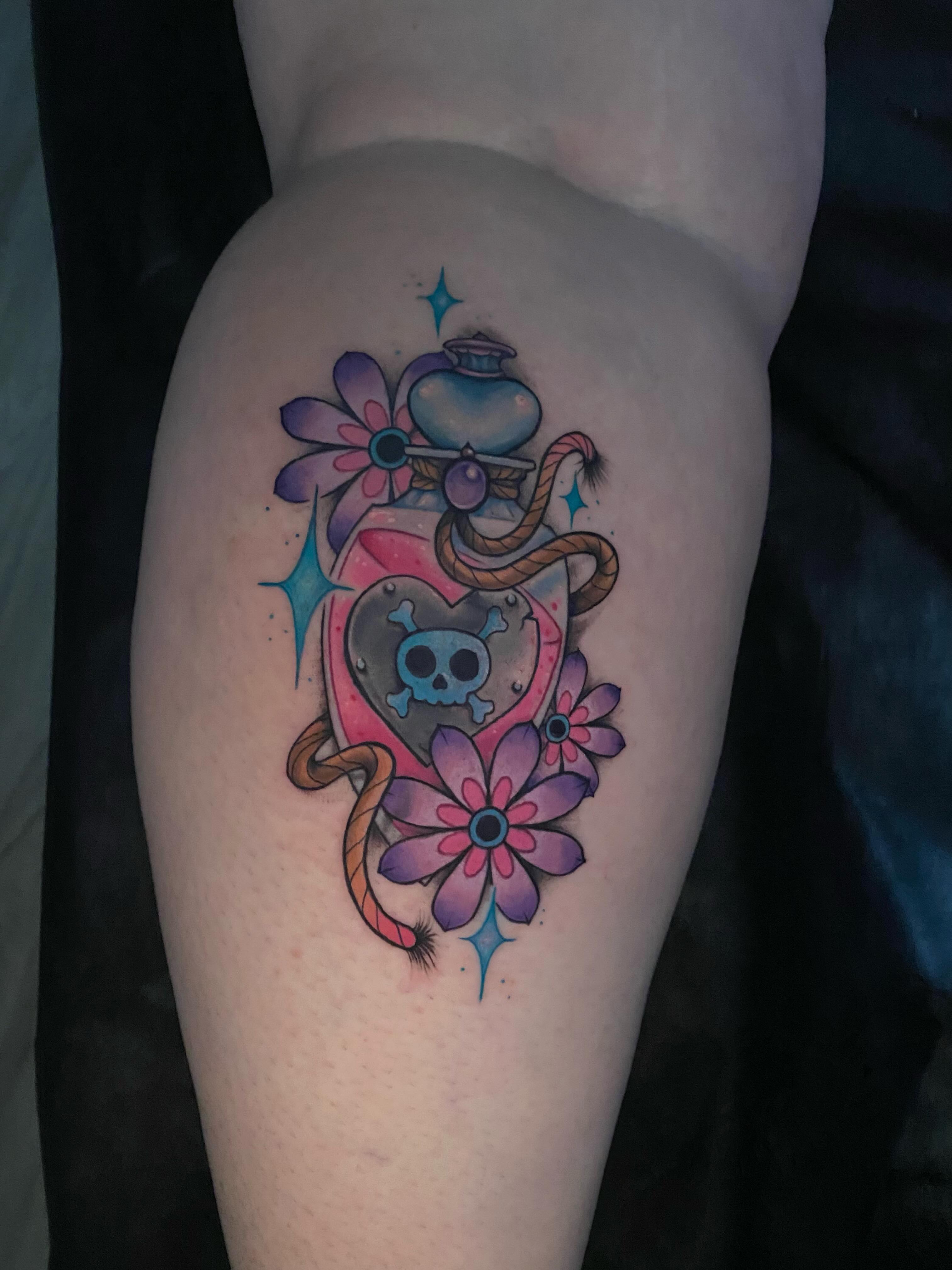 Tattoo by @katecooktattoos — new_school, dotwork