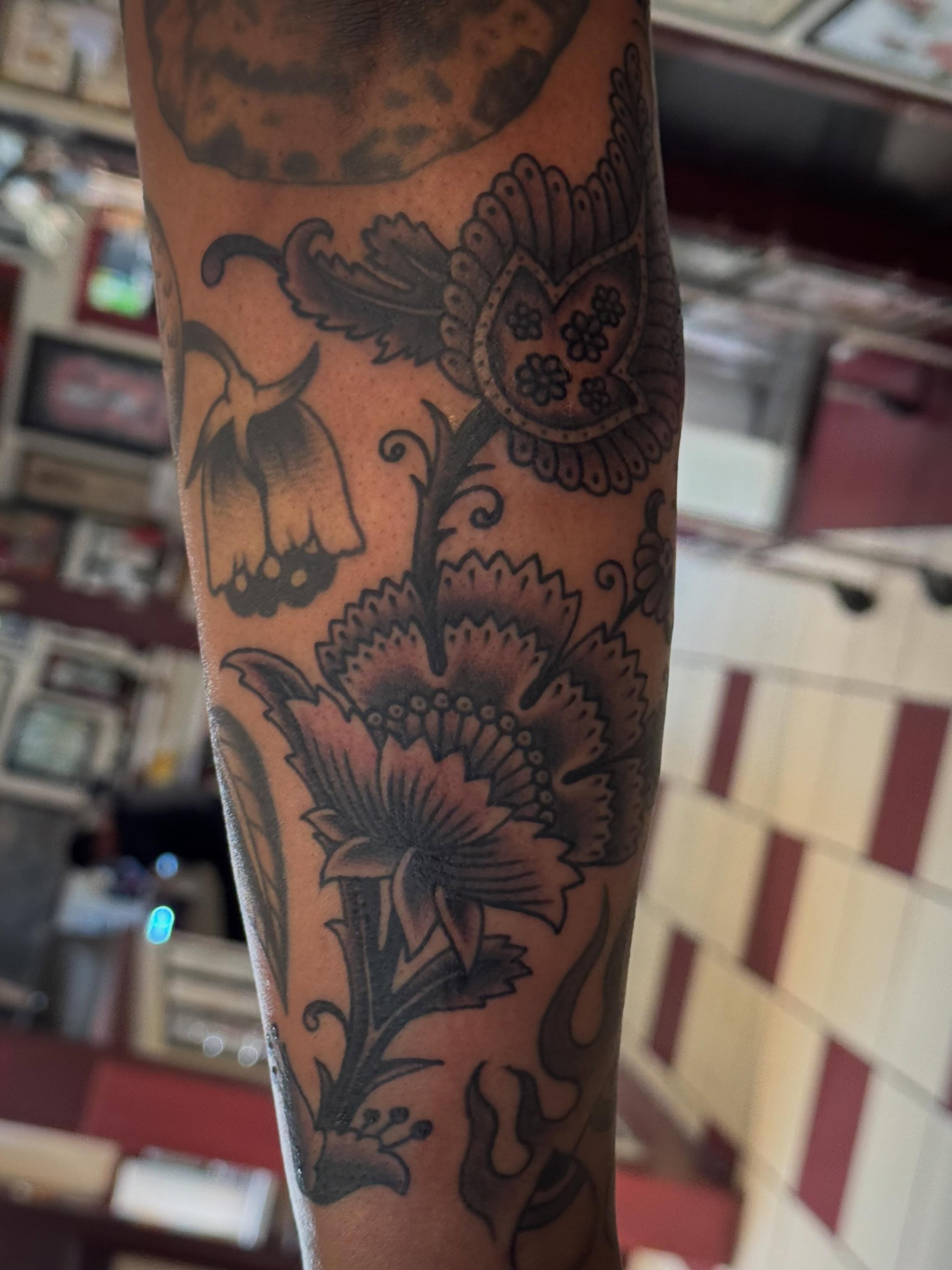 Tattoo by @laurent_trelaun — american_traditional, black_and_grey