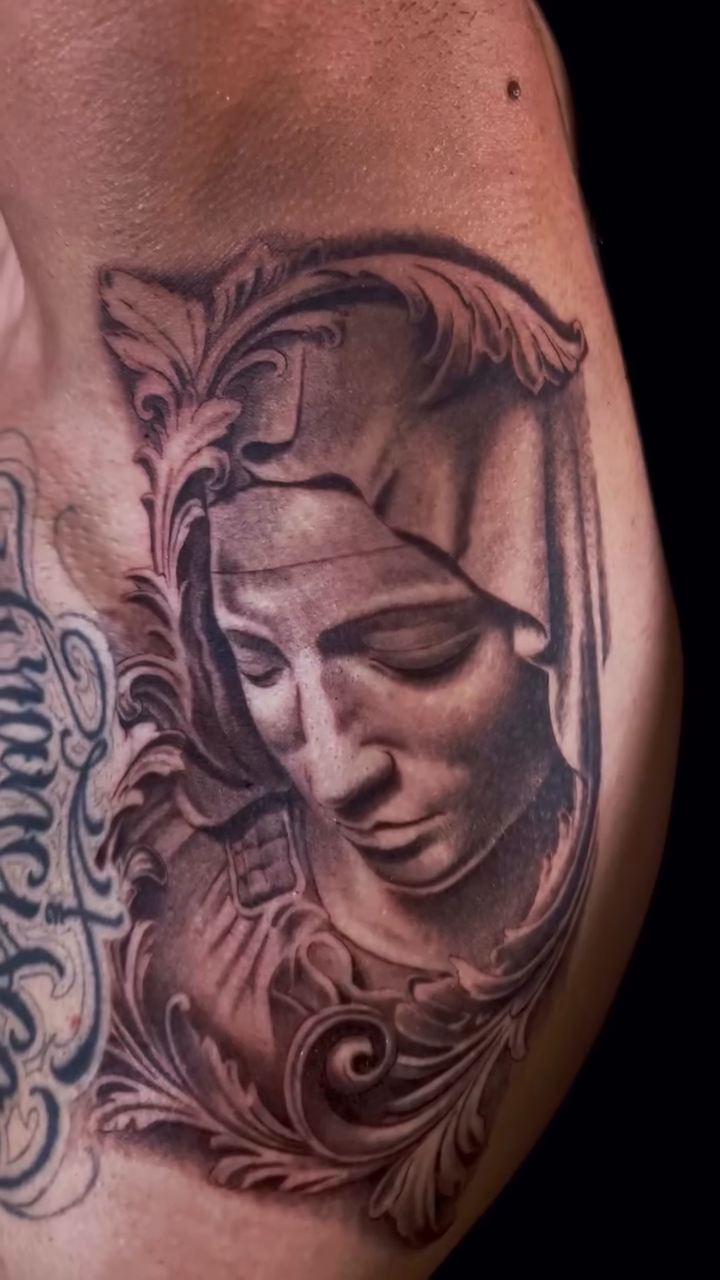 Tattoo by @carlos__macedo — black_and_grey, realism