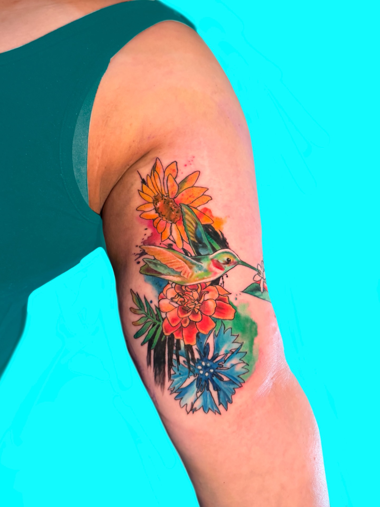Tattoo by @graphicward — watercolor