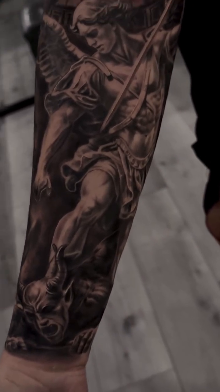 Tattoo by @_ambitiousdreamer β realism, black_and_grey