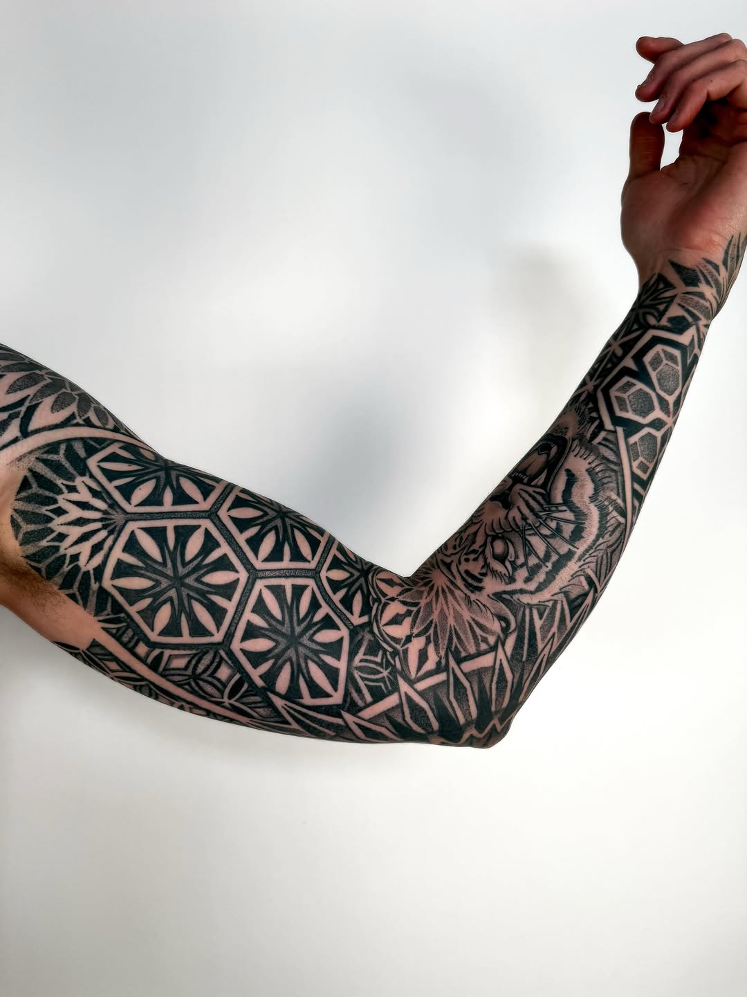 Tattoo by @luna_sea_tattoo — geometric, blackwork