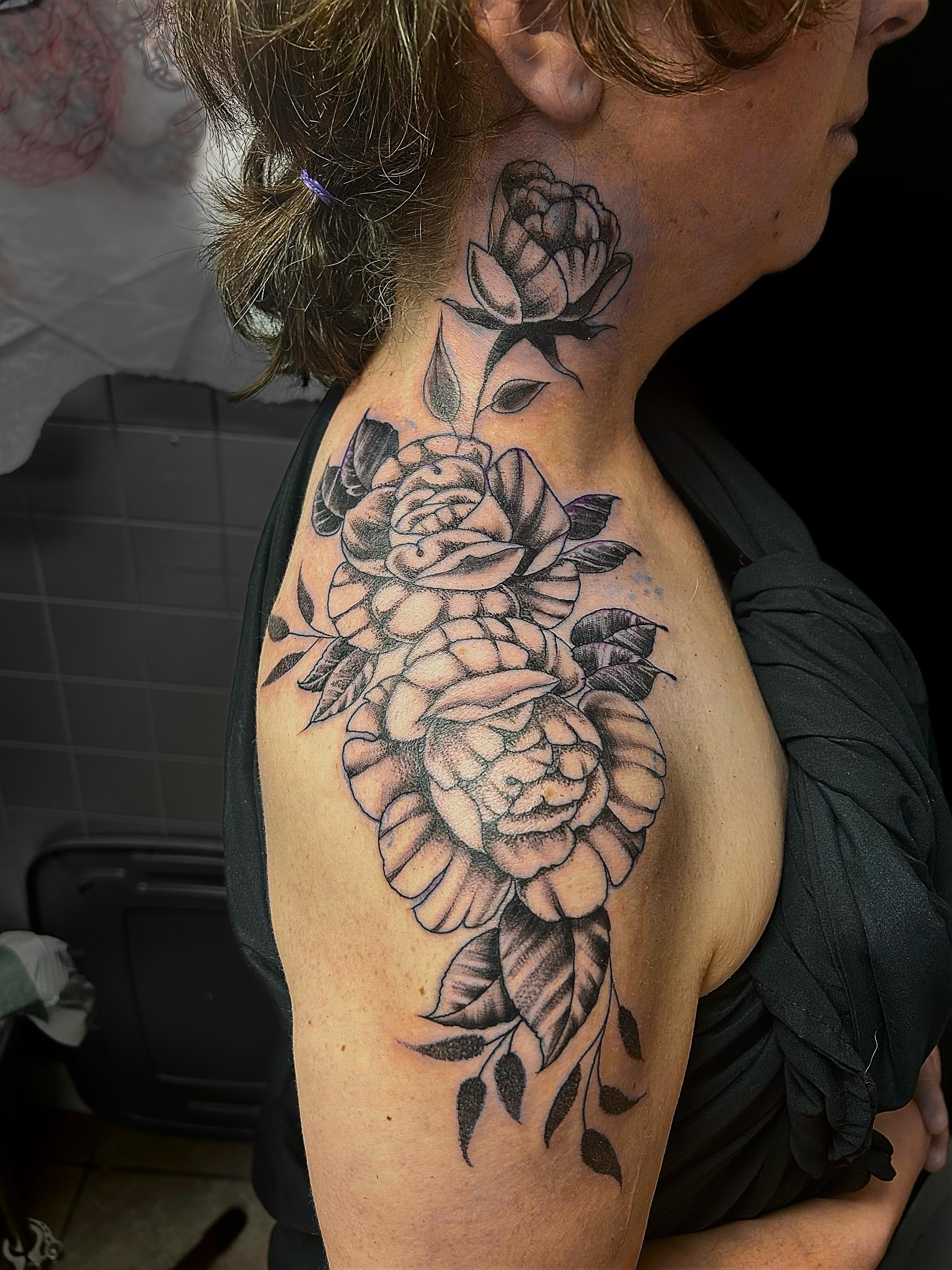 Tattoo by @olaf.tattoos — black_and_grey