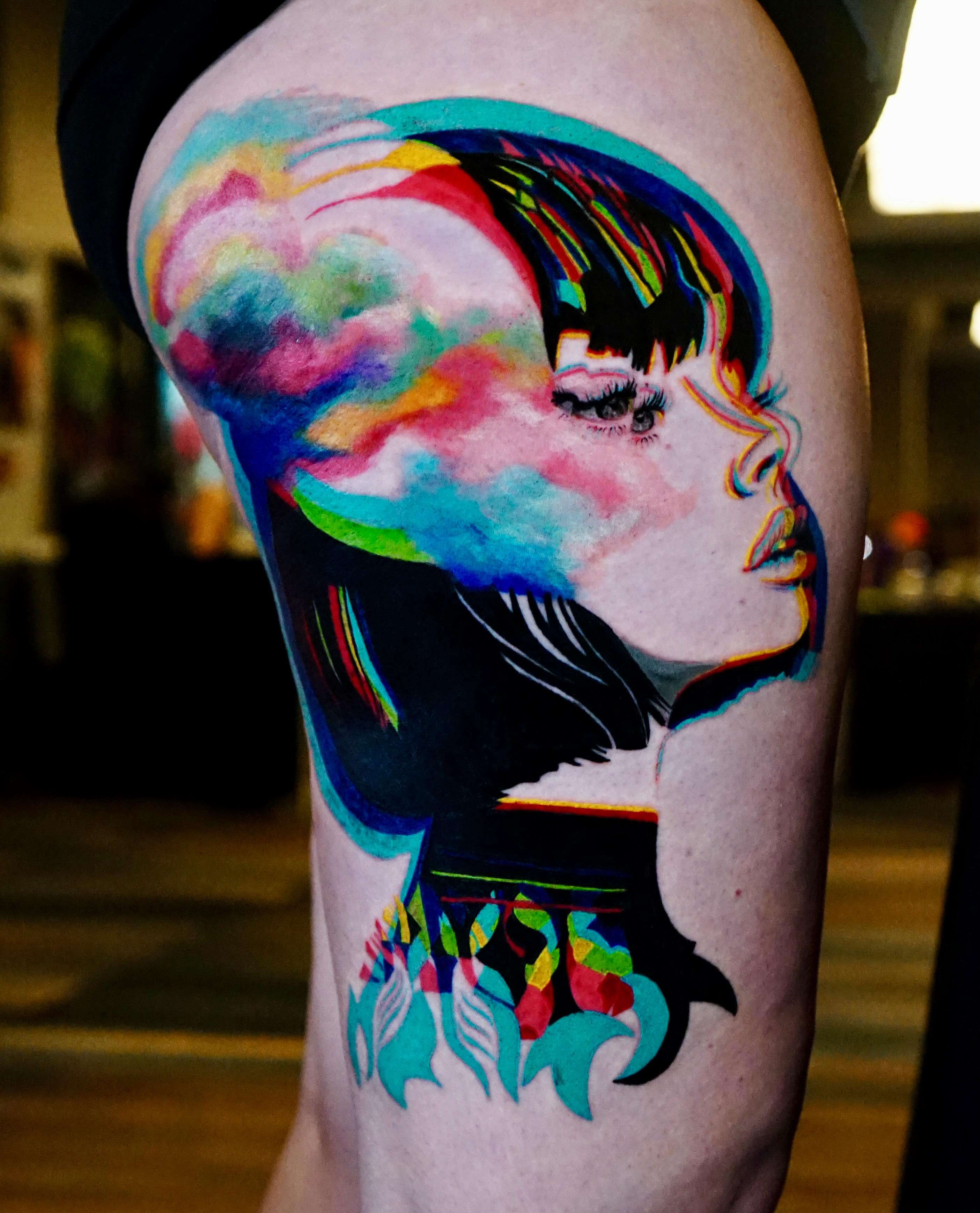 Tattoo by @nyahzul — watercolor, illustrative