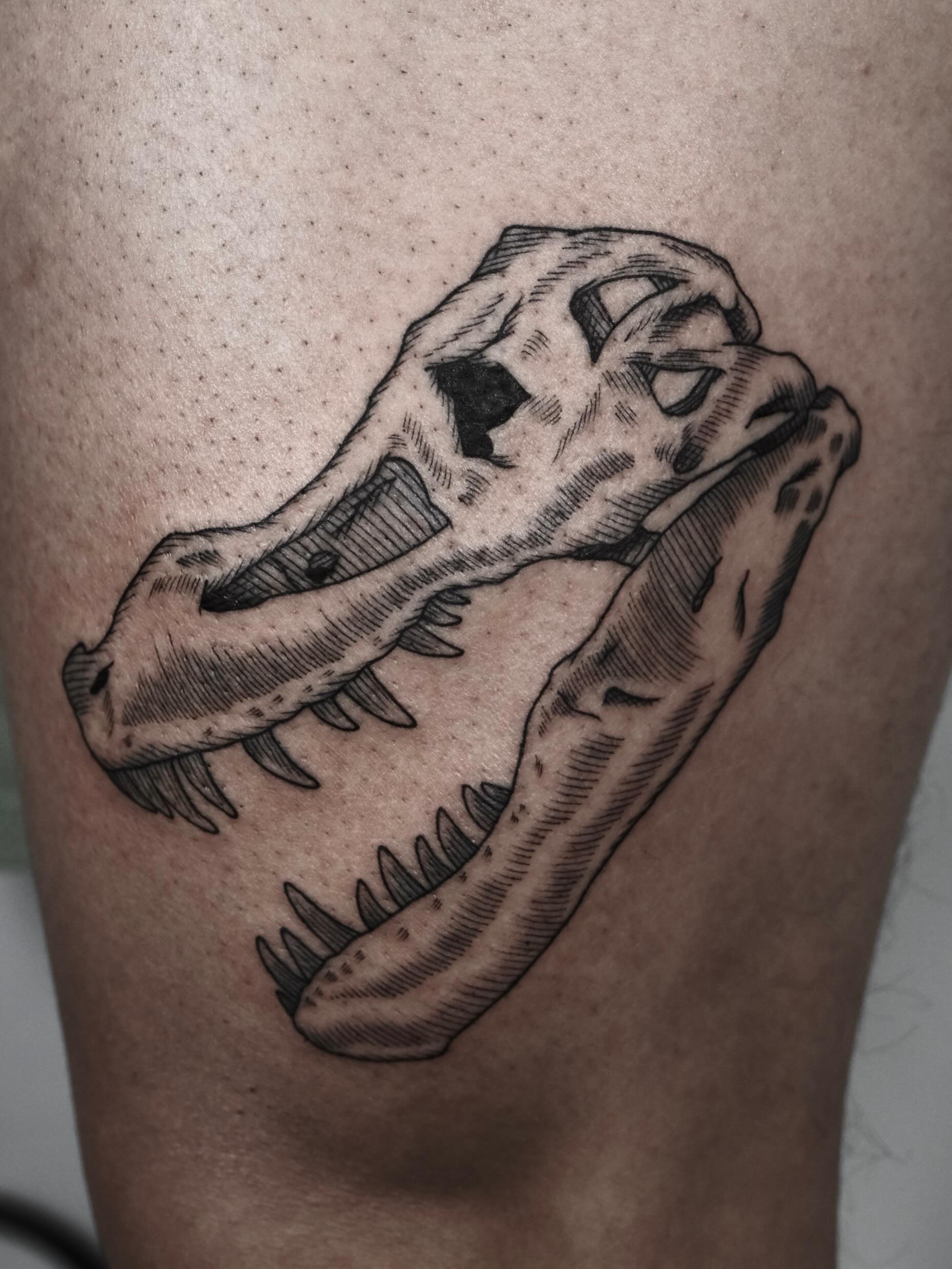 Tattoo by @nocool_kim — black_and_grey