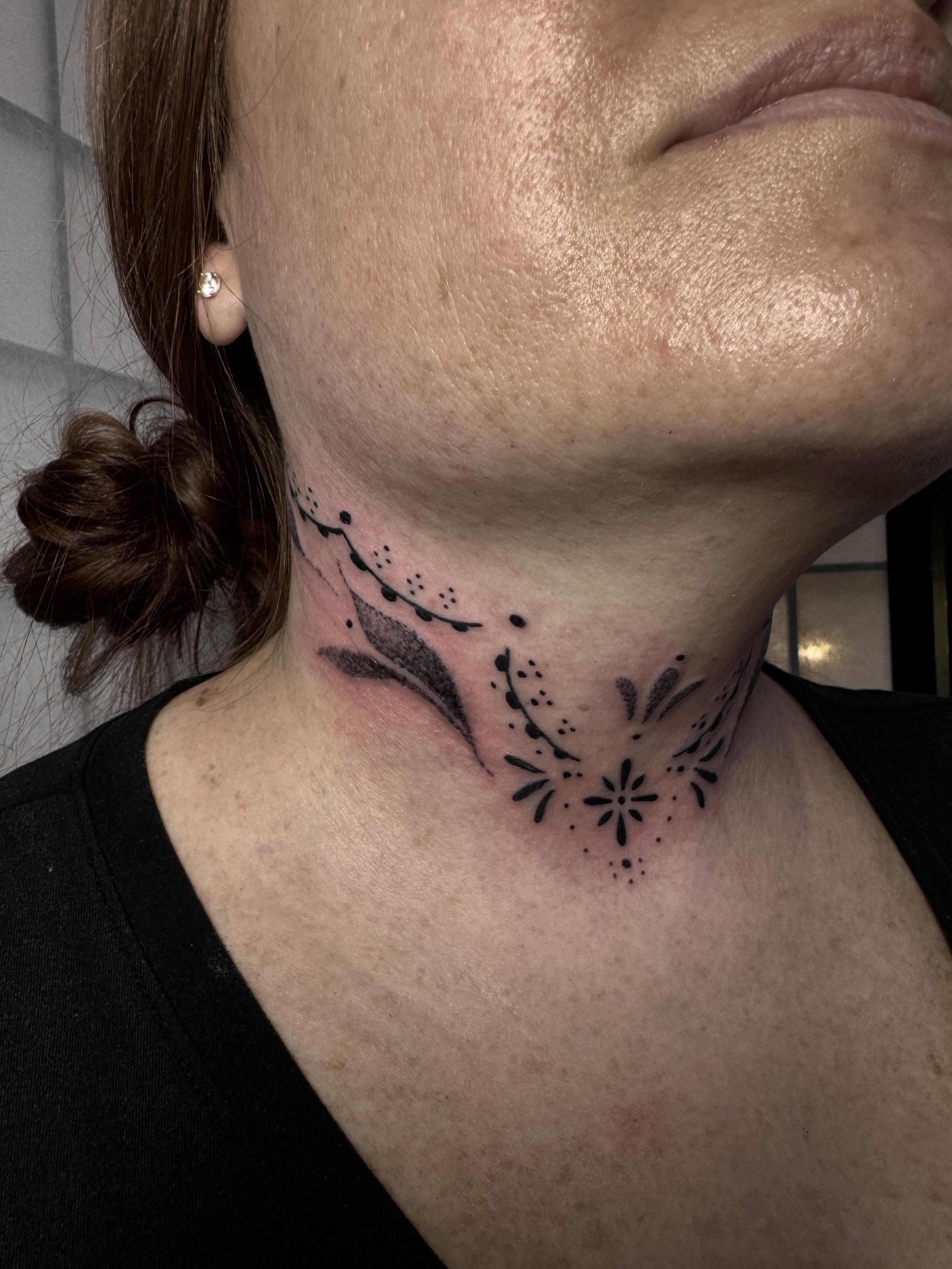 Tattoo by @hannahsmyletattoos — dotwork
