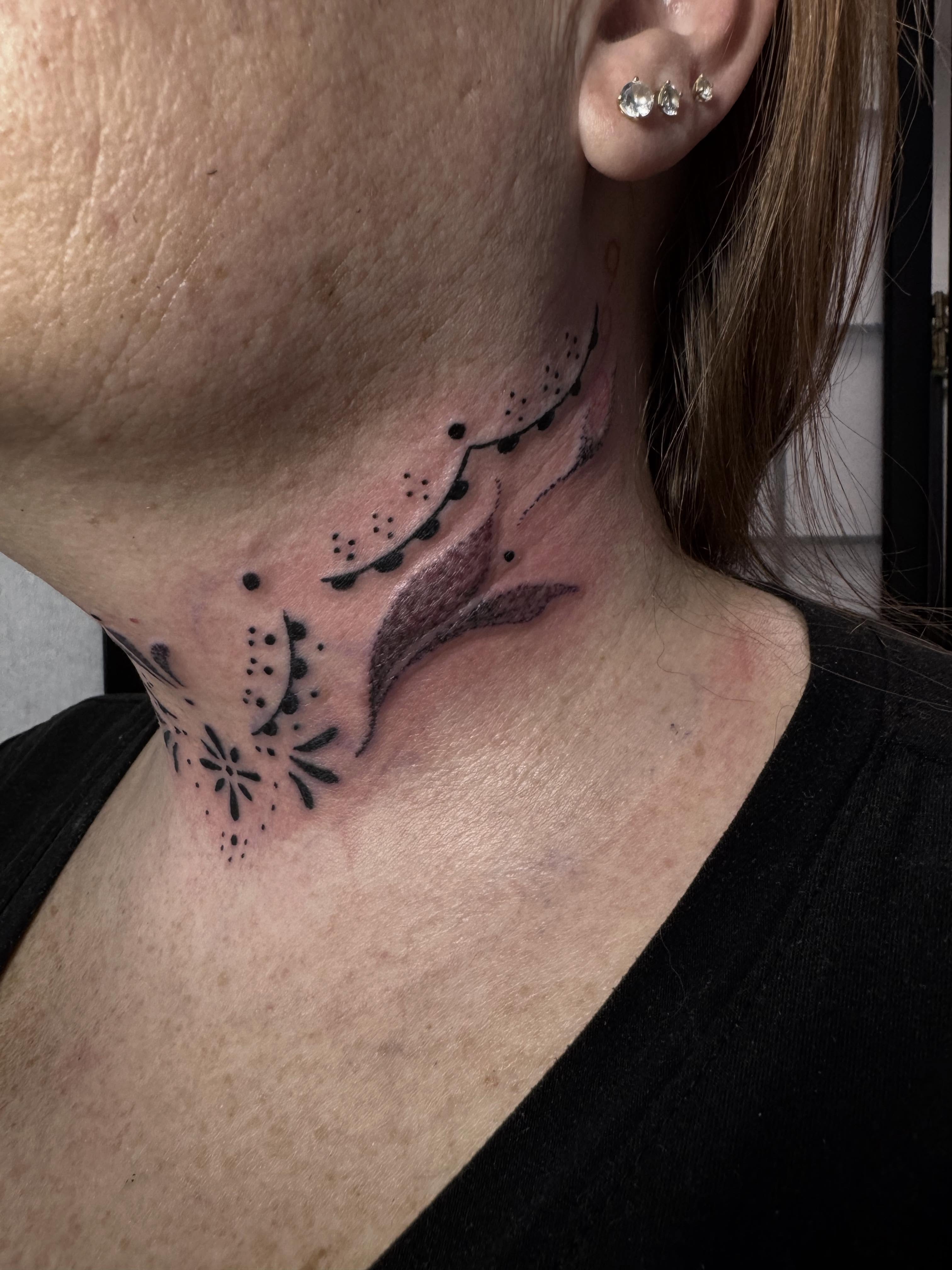 Tattoo by @hannahsmyletattoos — dotwork