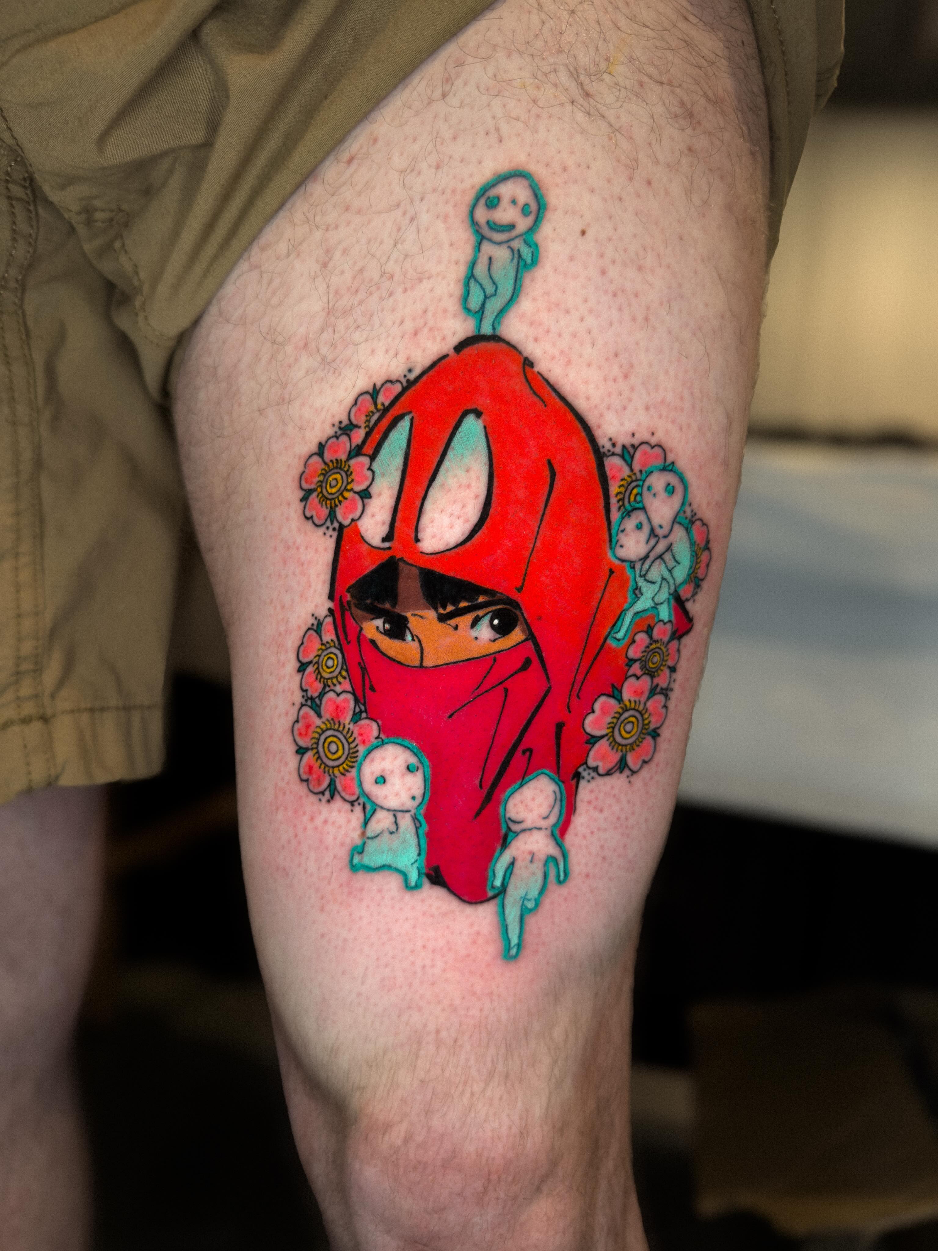 Tattoo by @theredcrownmagic — anime