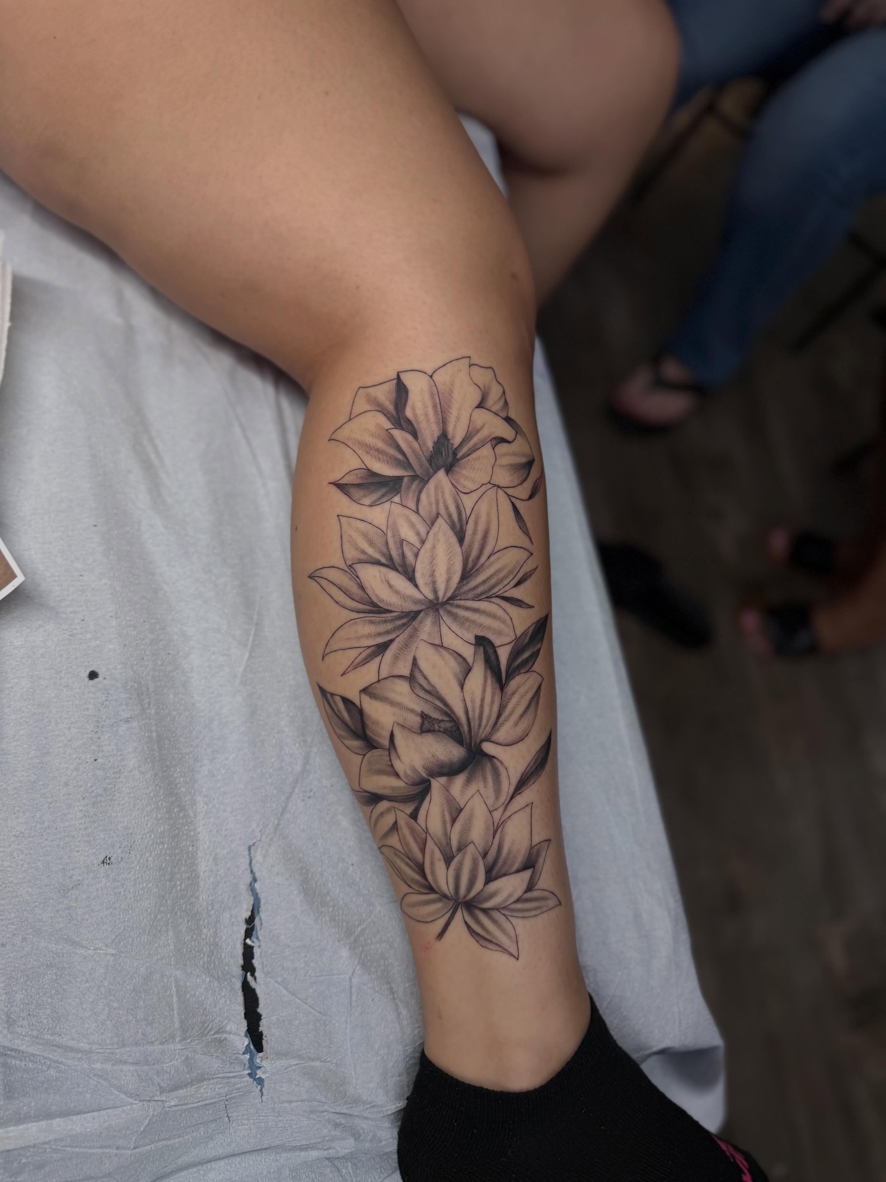 Tattoo by @theinklabartgallery — black_and_grey