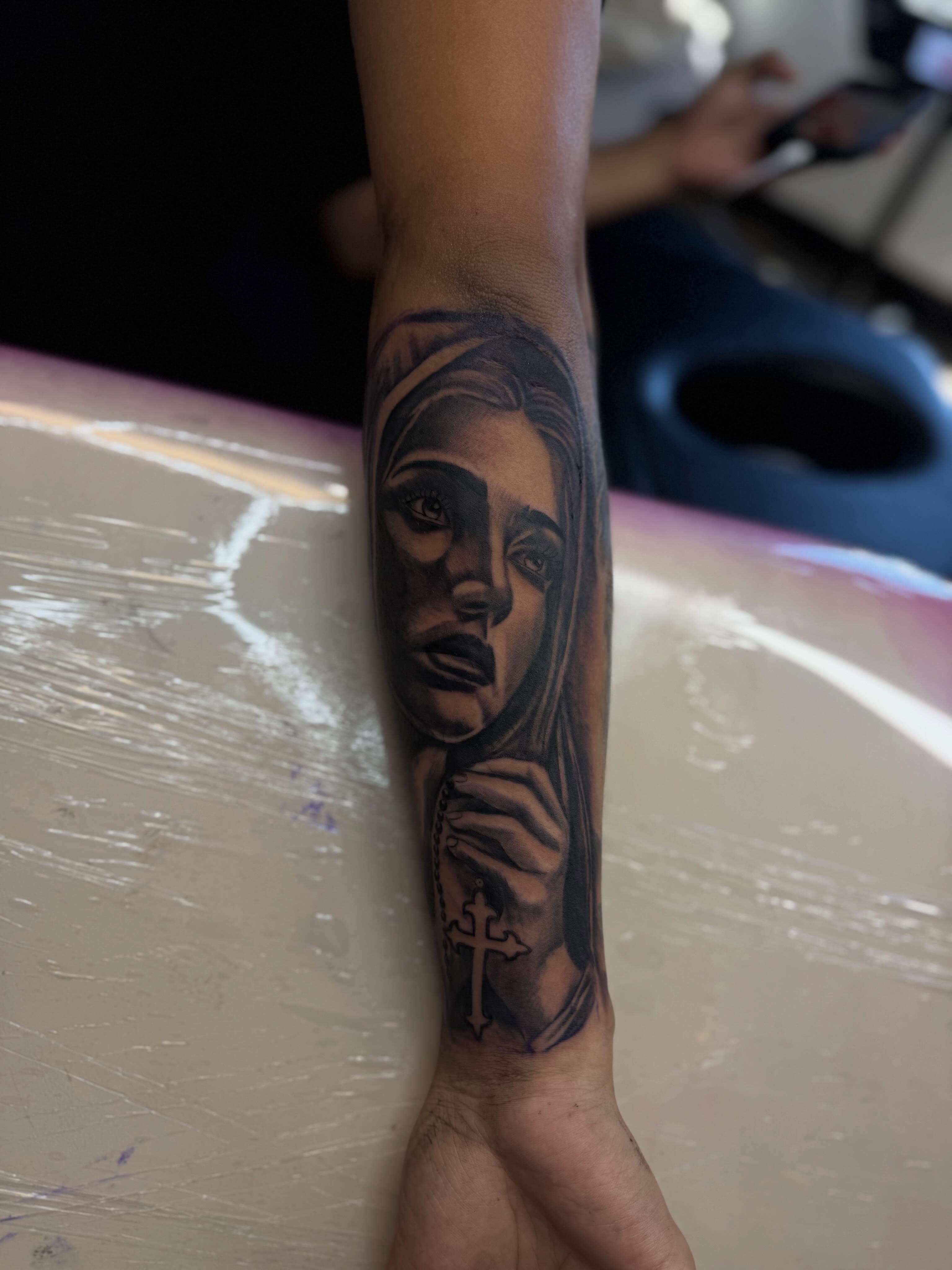 Tattoo by @theinklabartgallery — black_and_grey, realism