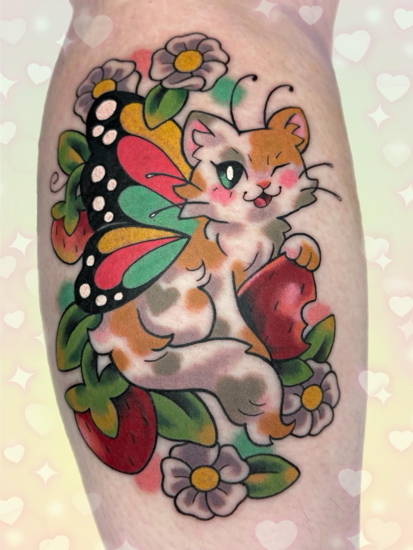 Tattoo by @pixiekaletattoos — new_school, dotwork