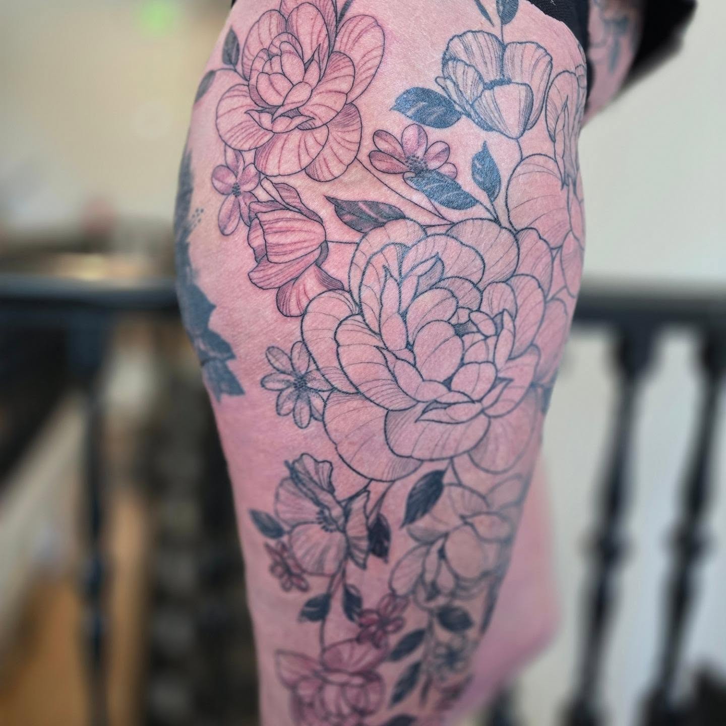Tattoo by @taylornichole.tattoos — black_and_grey
