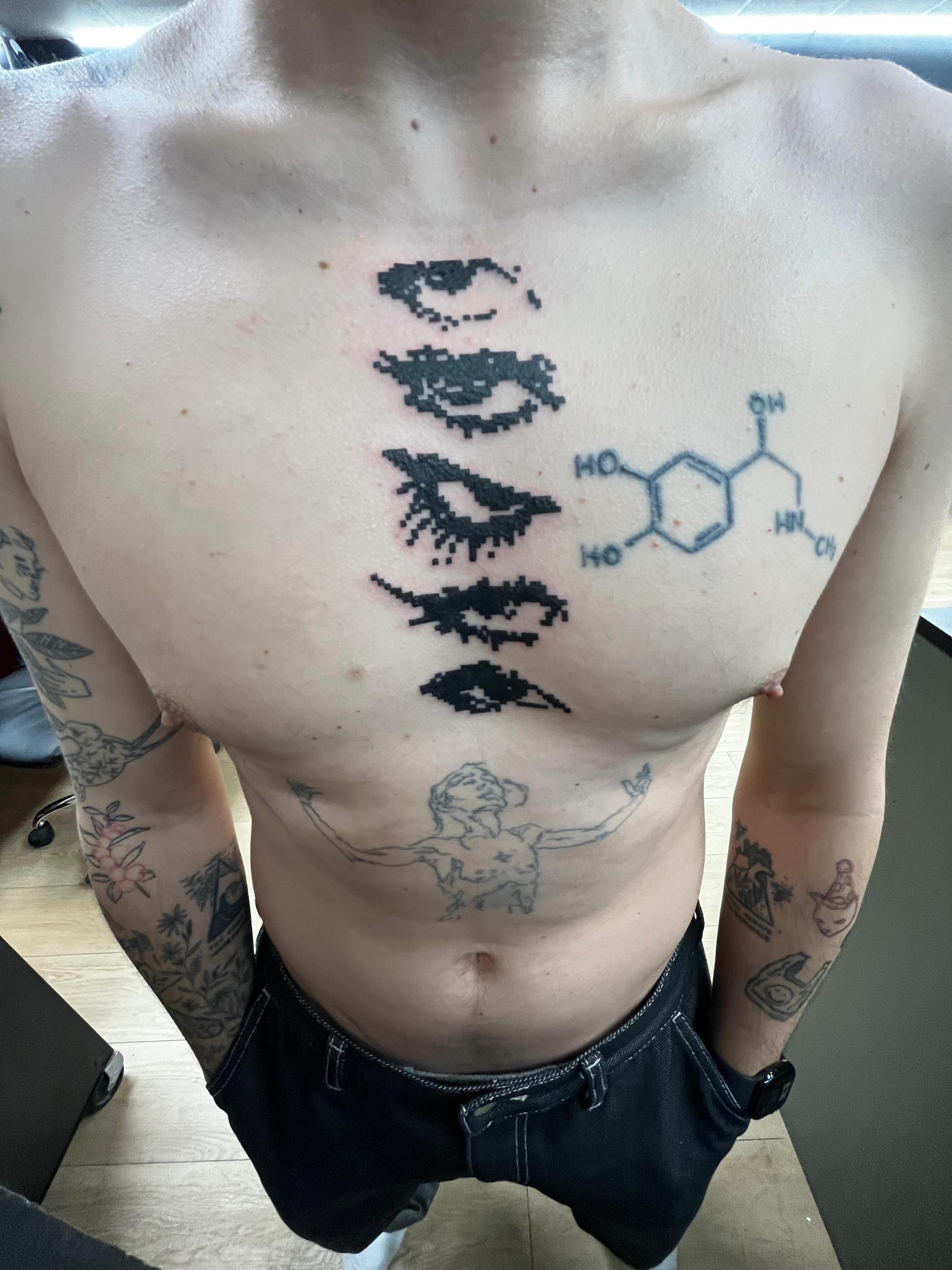 Tattoo by @pls_tnx — dotwork