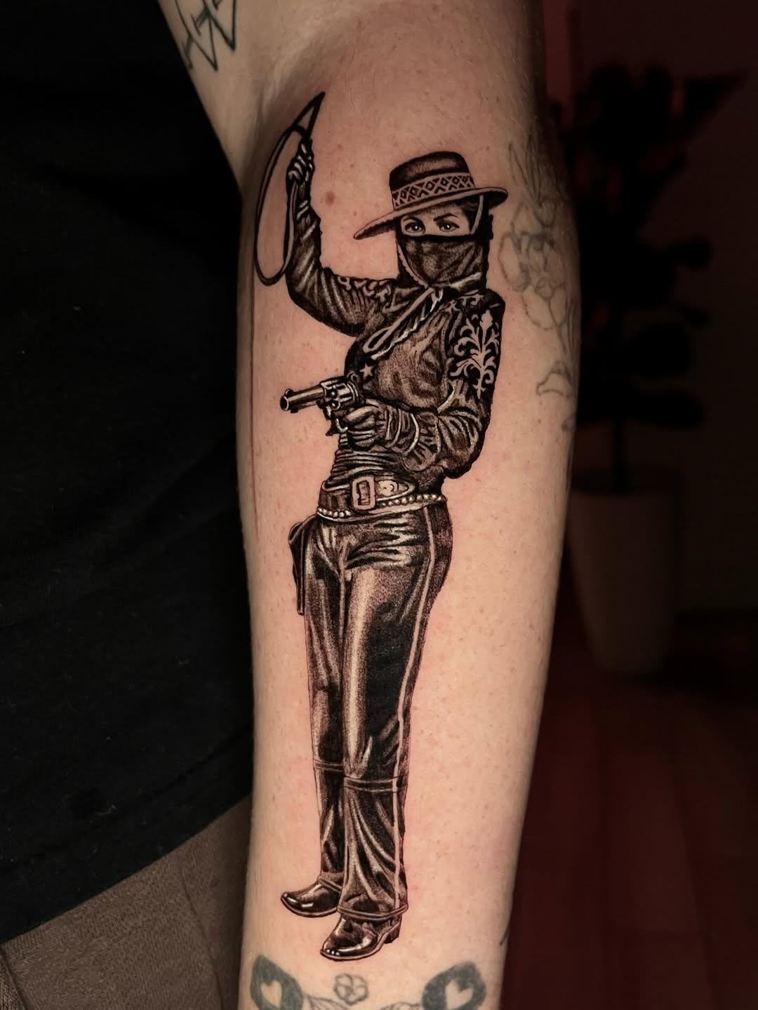 Tattoo by @jiinkytattoos — black_and_grey, realism