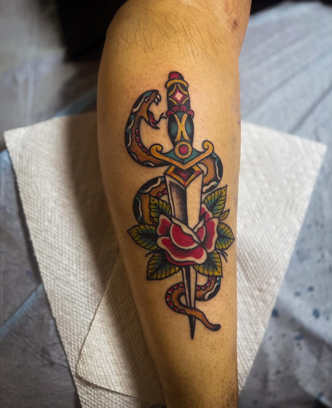 Tattoo by @bashtattooer — american_traditional