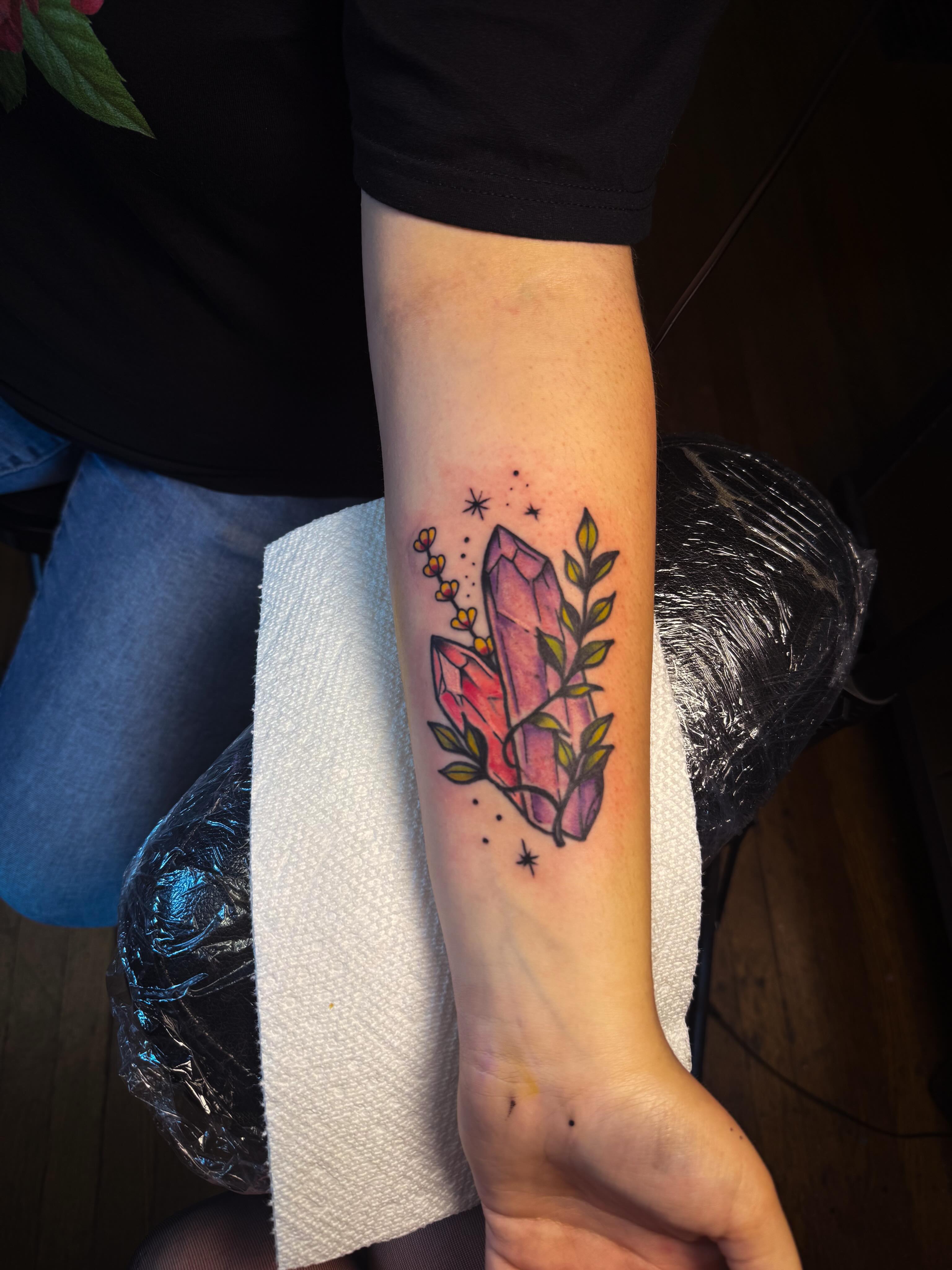 Tattoo by @bashtattooer — dotwork