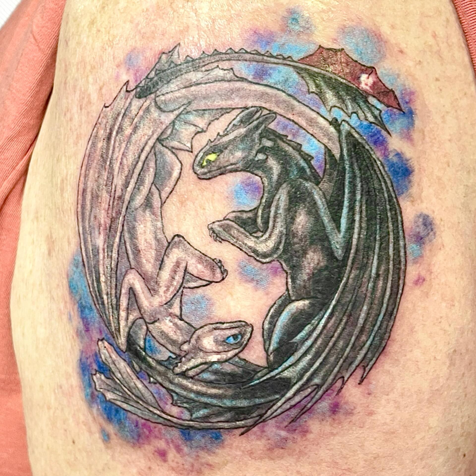 Tattoo by @mstarkweatherart — realism, watercolor