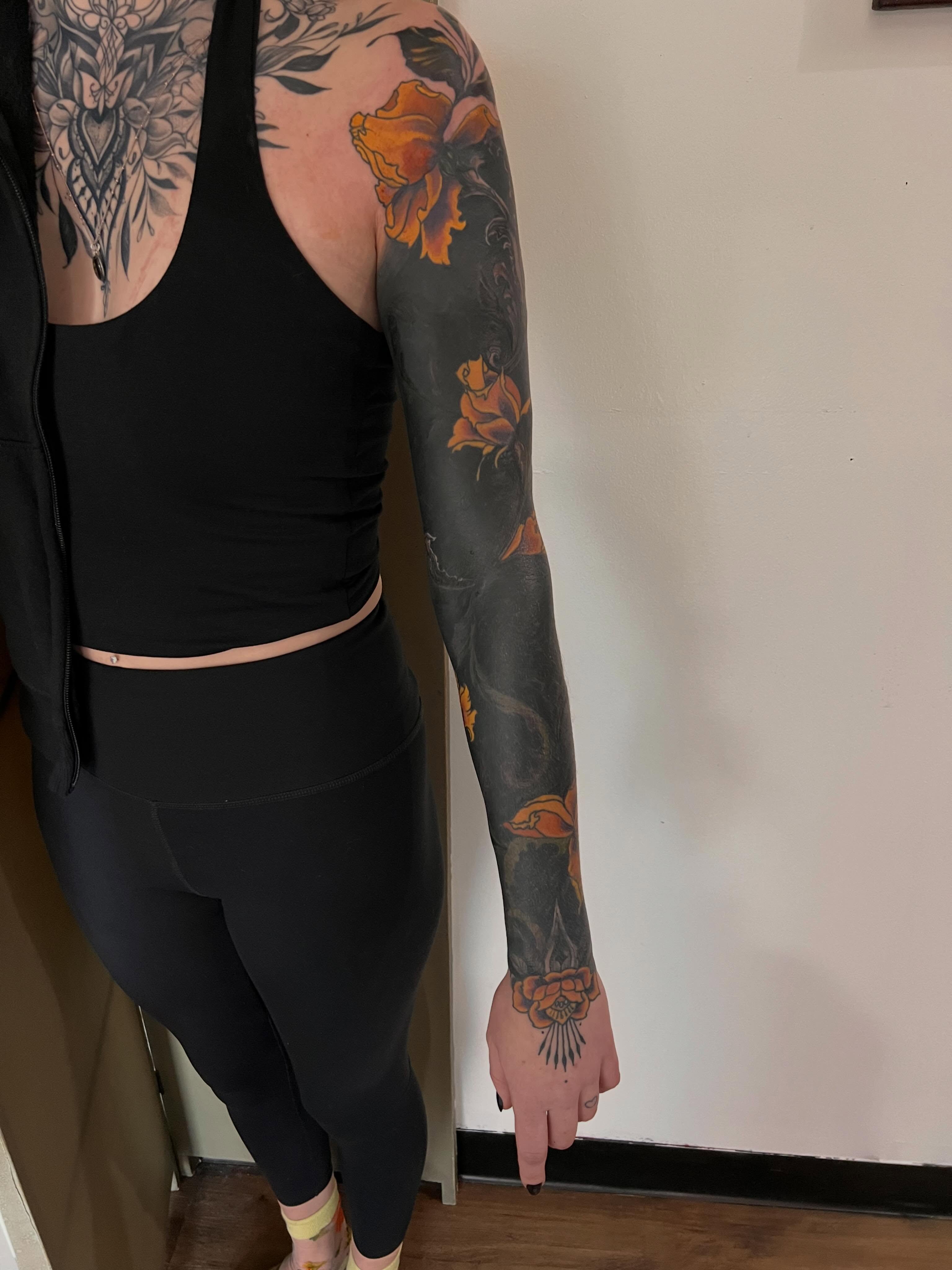Tattoo by @natasha.p.tattoos — neo_traditional, dotwork