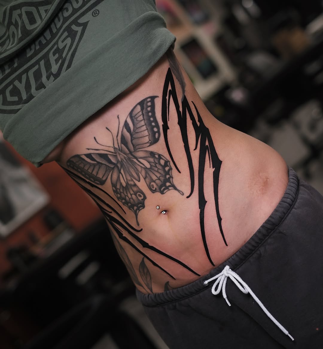 Tattoo by @deadssoul — black_and_grey, realism