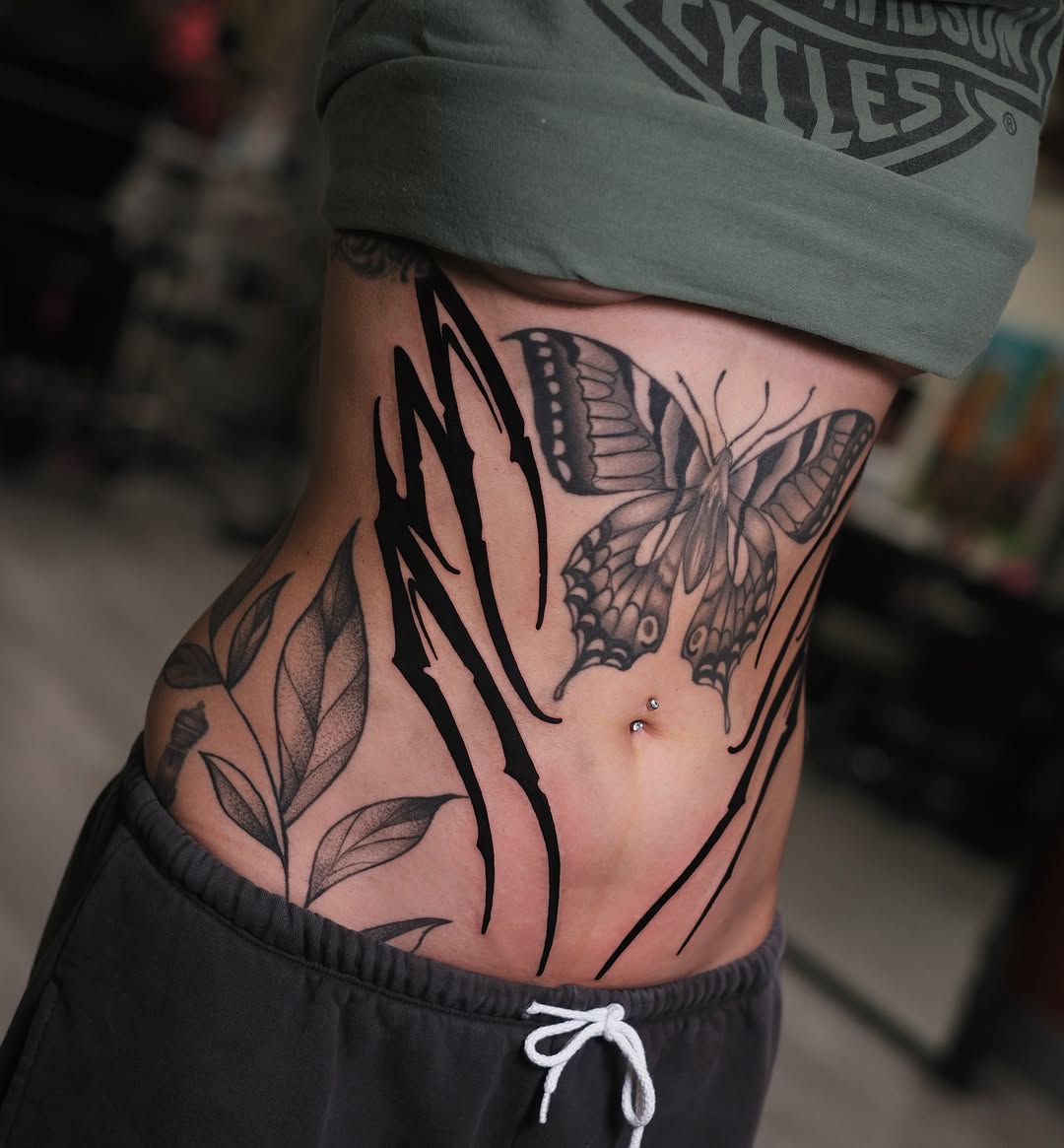 Tattoo by @deadssoul — black_and_grey, realism