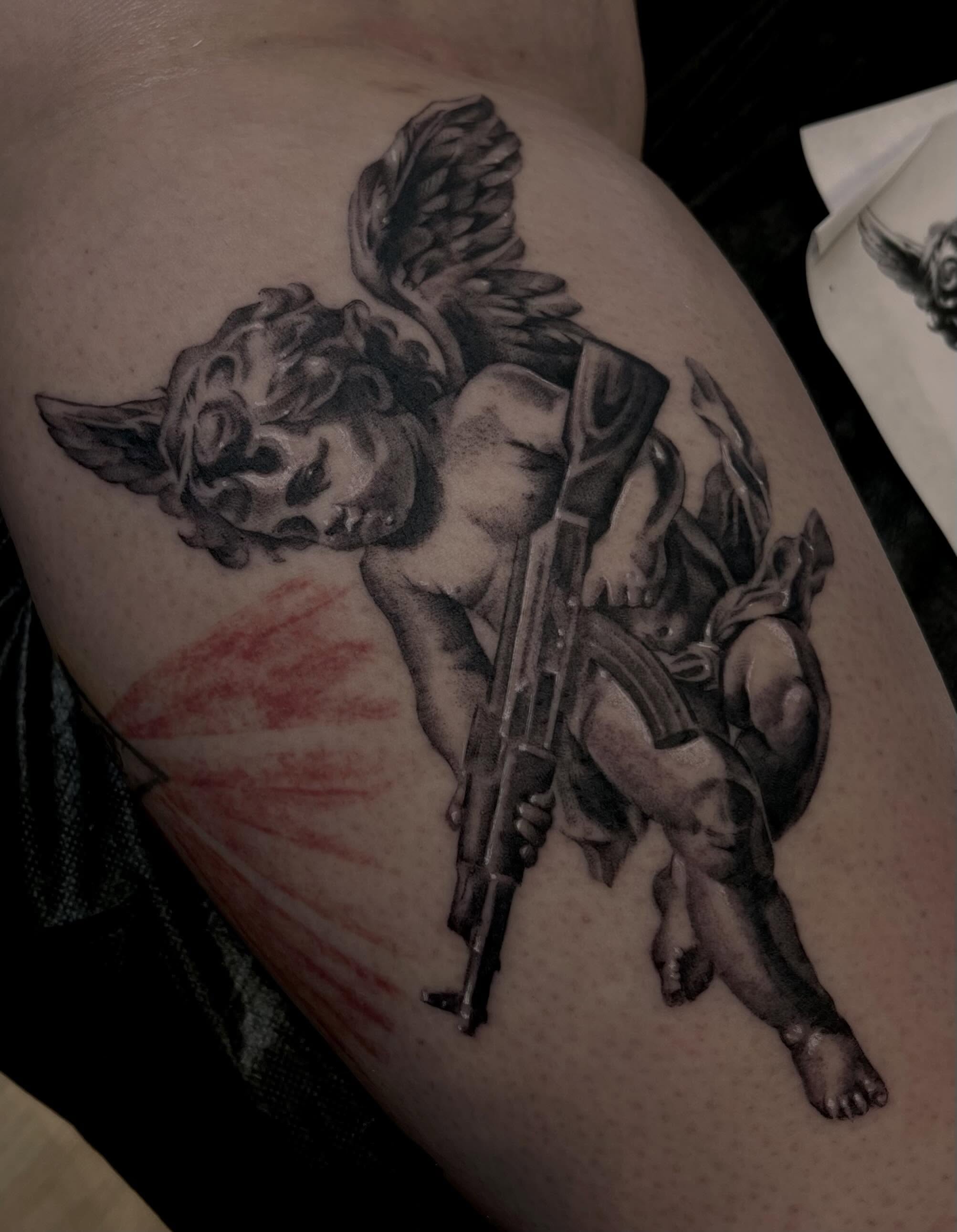 Tattoo by @micah_mariah — black_and_grey, realism