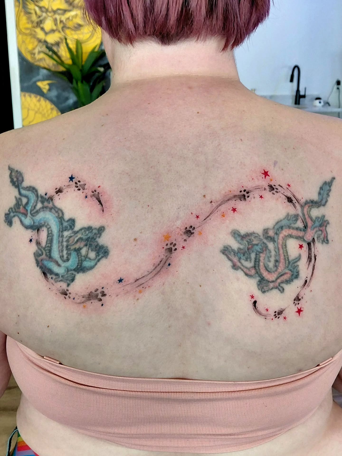 Tattoo by @antisocialinks — dotwork, realism