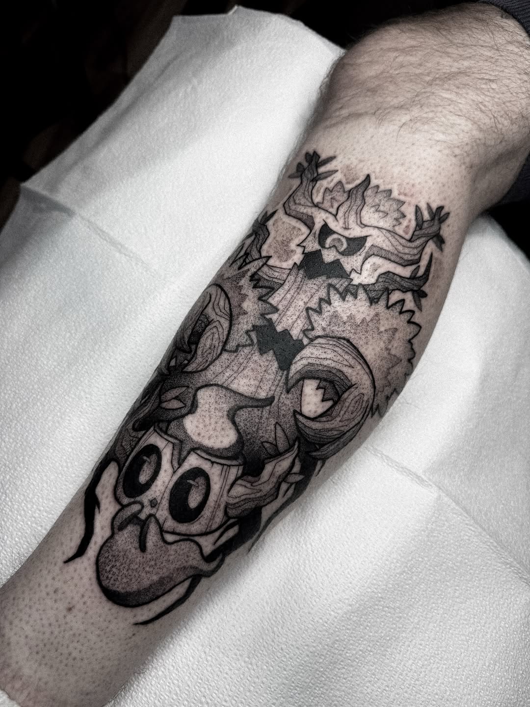 Tattoo by @inkedbydane — black_and_grey, illustrative