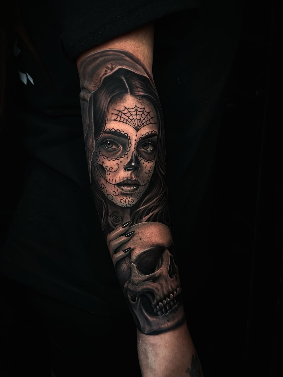 Tattoo by @screwhead_inkz — black_and_grey, realism