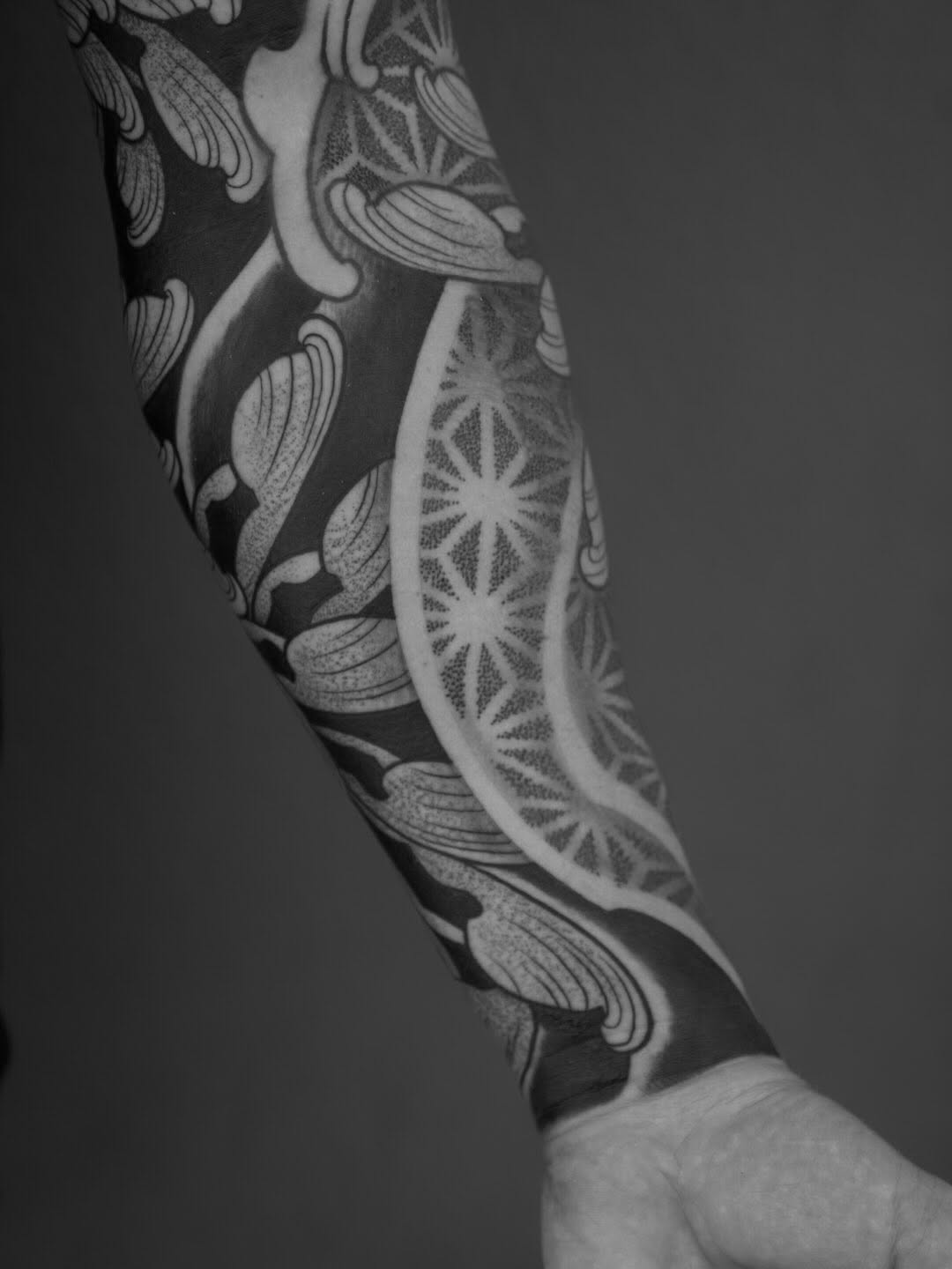 Tattoo by @tattoosbydondon — blackwork, dotwork