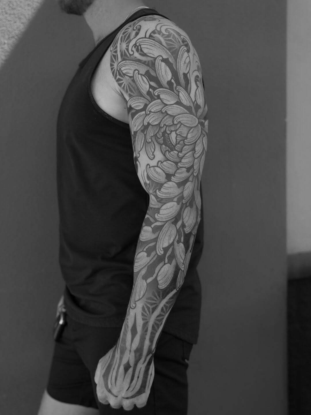Tattoo by @tattoosbydondon — japanese_irezumi, black_and_grey