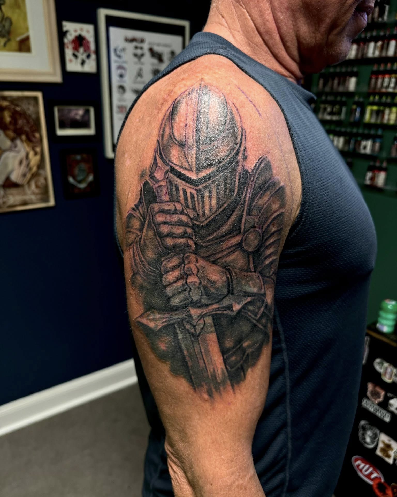 Tattoo by @justin_hofmeister_ — realism, dark_realism
