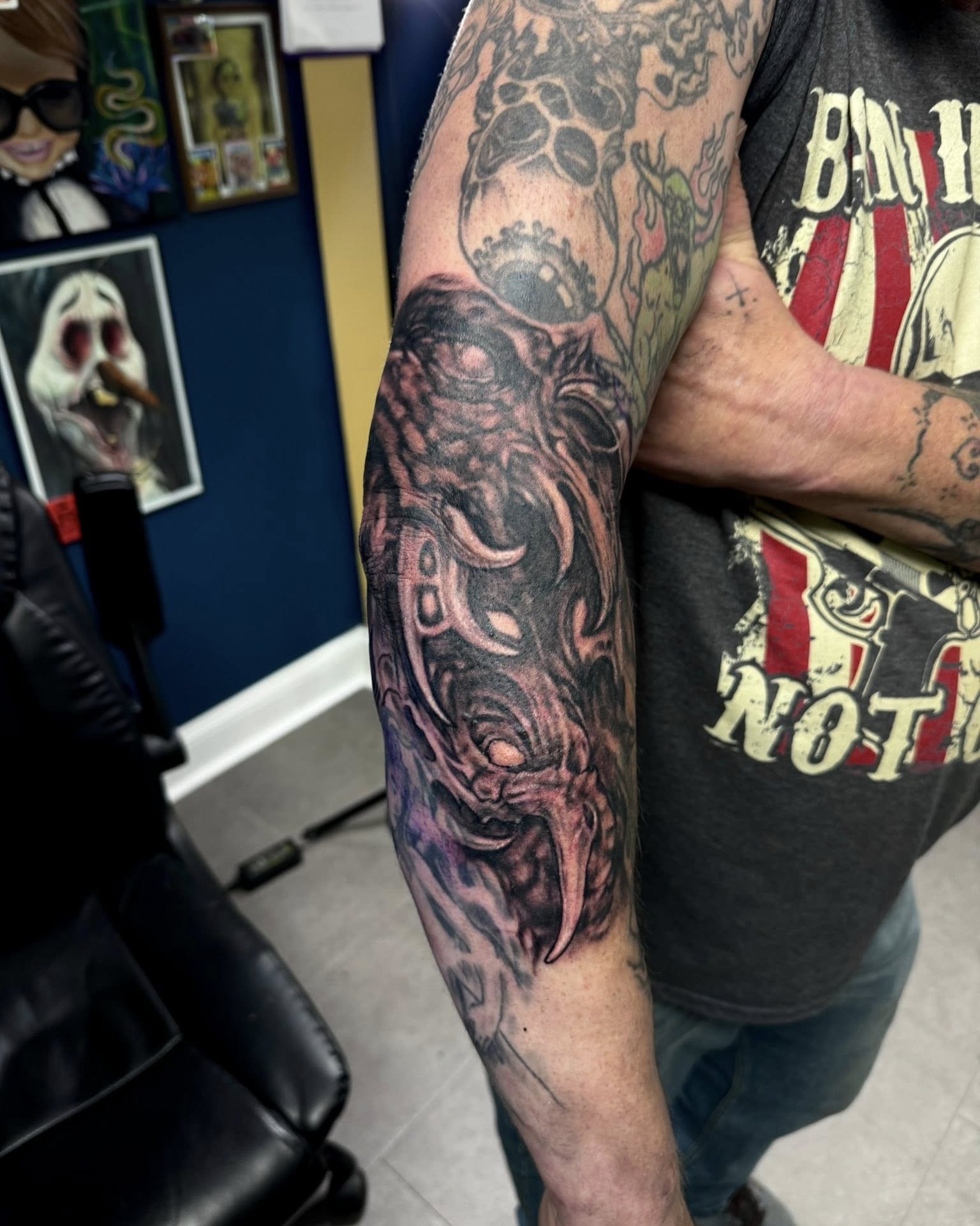 Tattoo by @justin_hofmeister_ — dark_realism